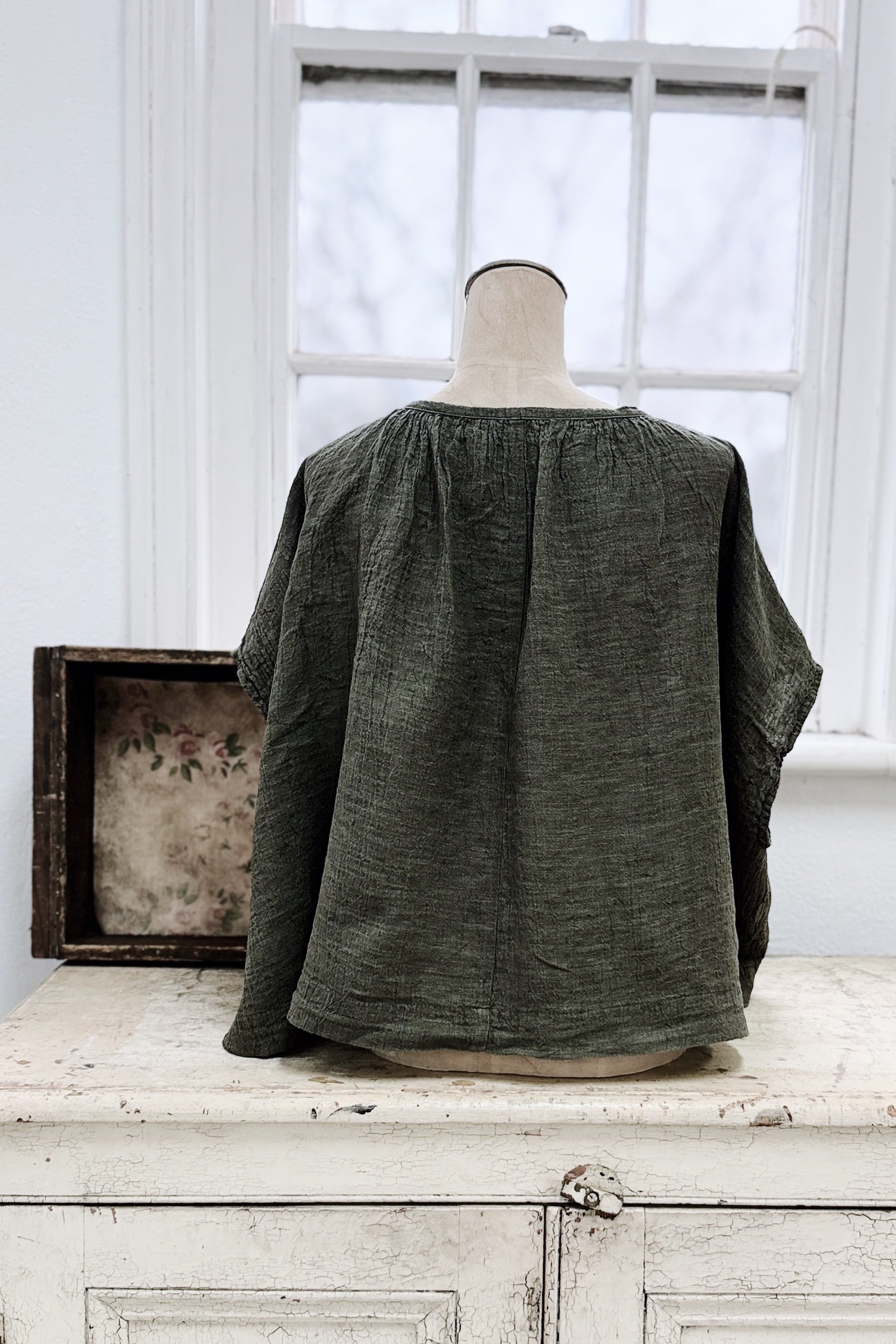 GW | Poppy Top | Burnt Sage | M