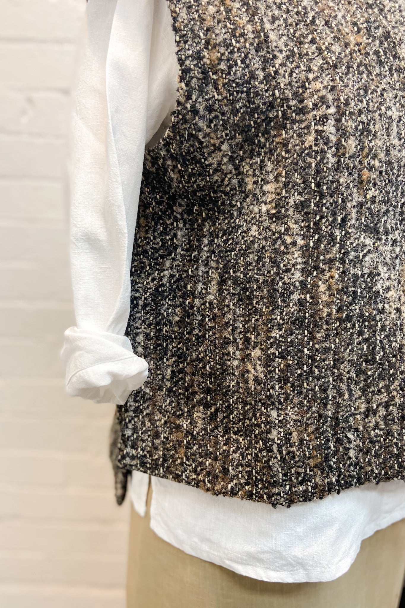 GW | Mason Vest | Brulee Boucle | M