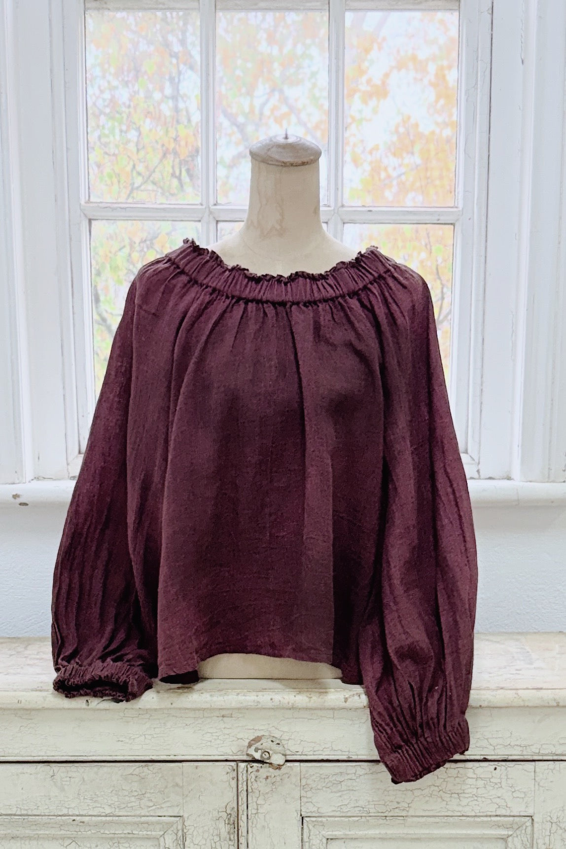 GW | Louella Top | Merlot | L
