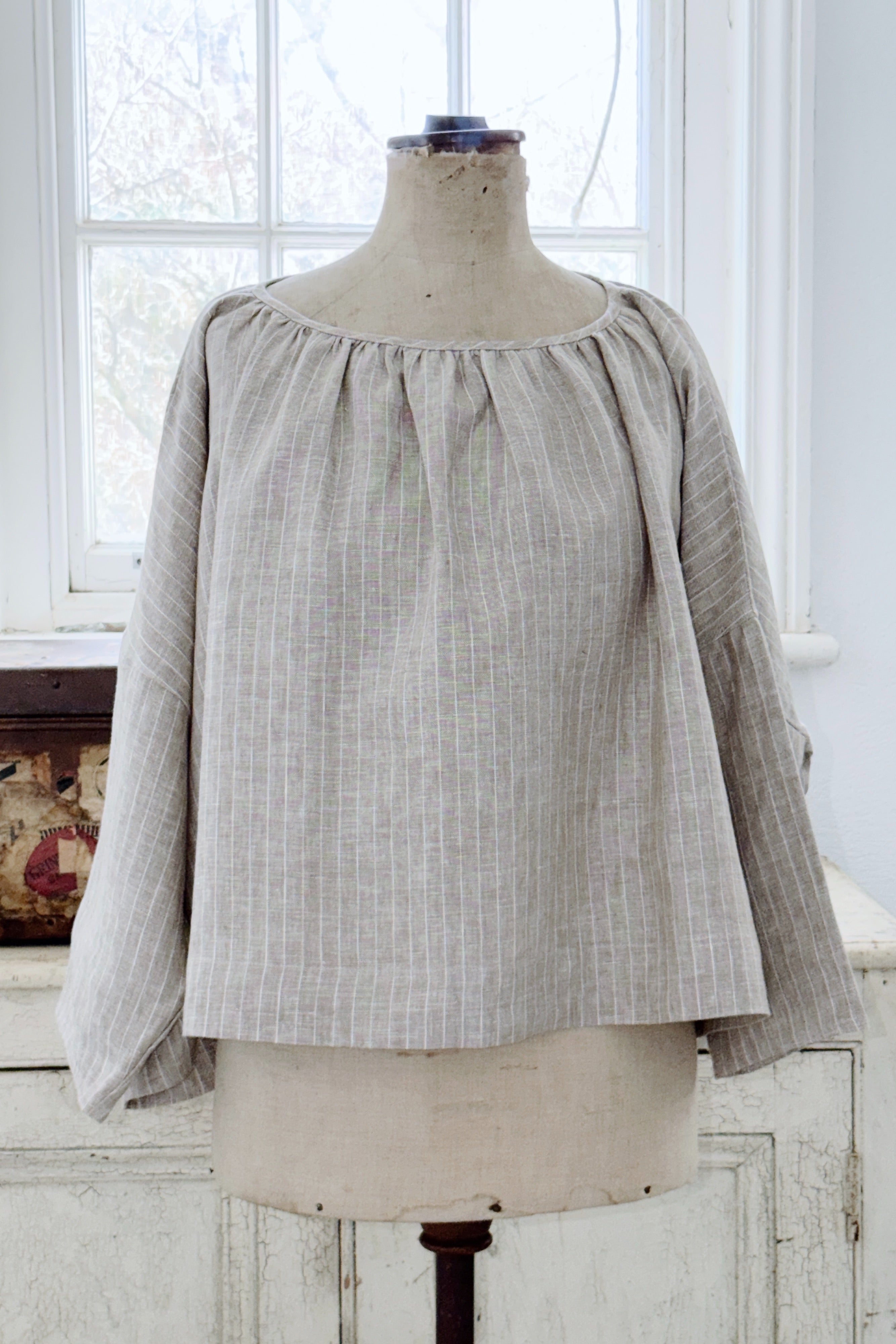 GW | Nora Top | Elm Stripe | L