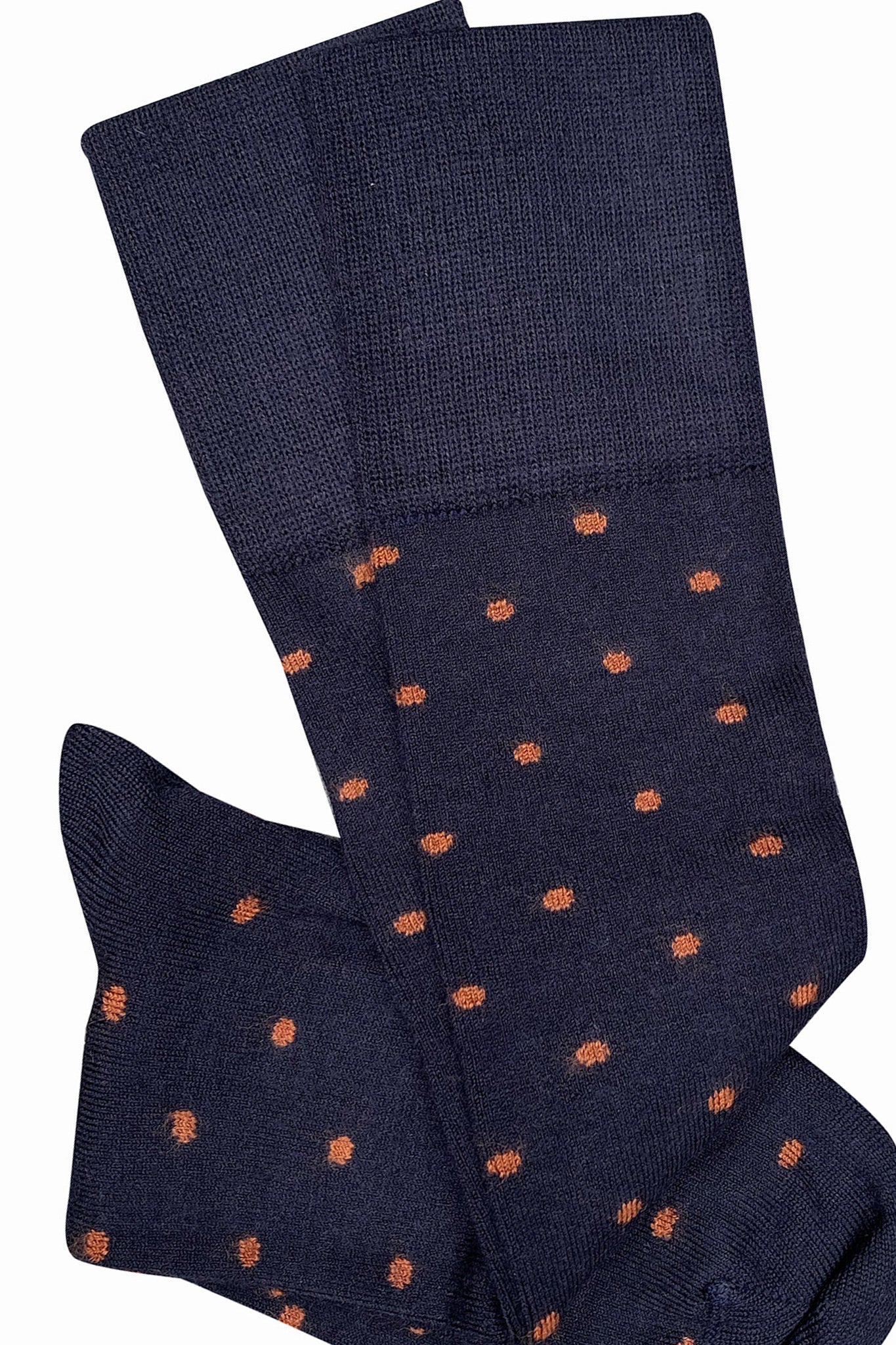 Tightology | Dotty Midnight Merino Wool Socks