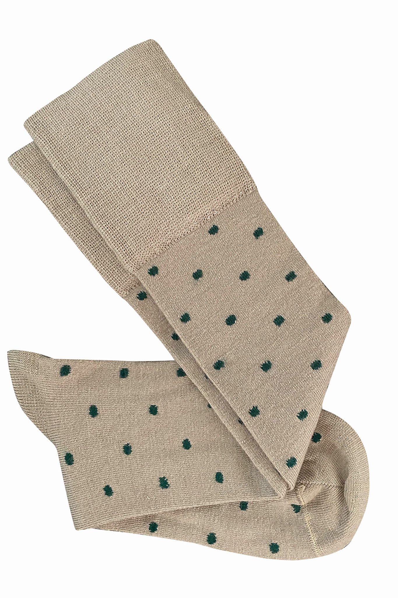 Tightology | Dotty Sand Merino Wool Socks