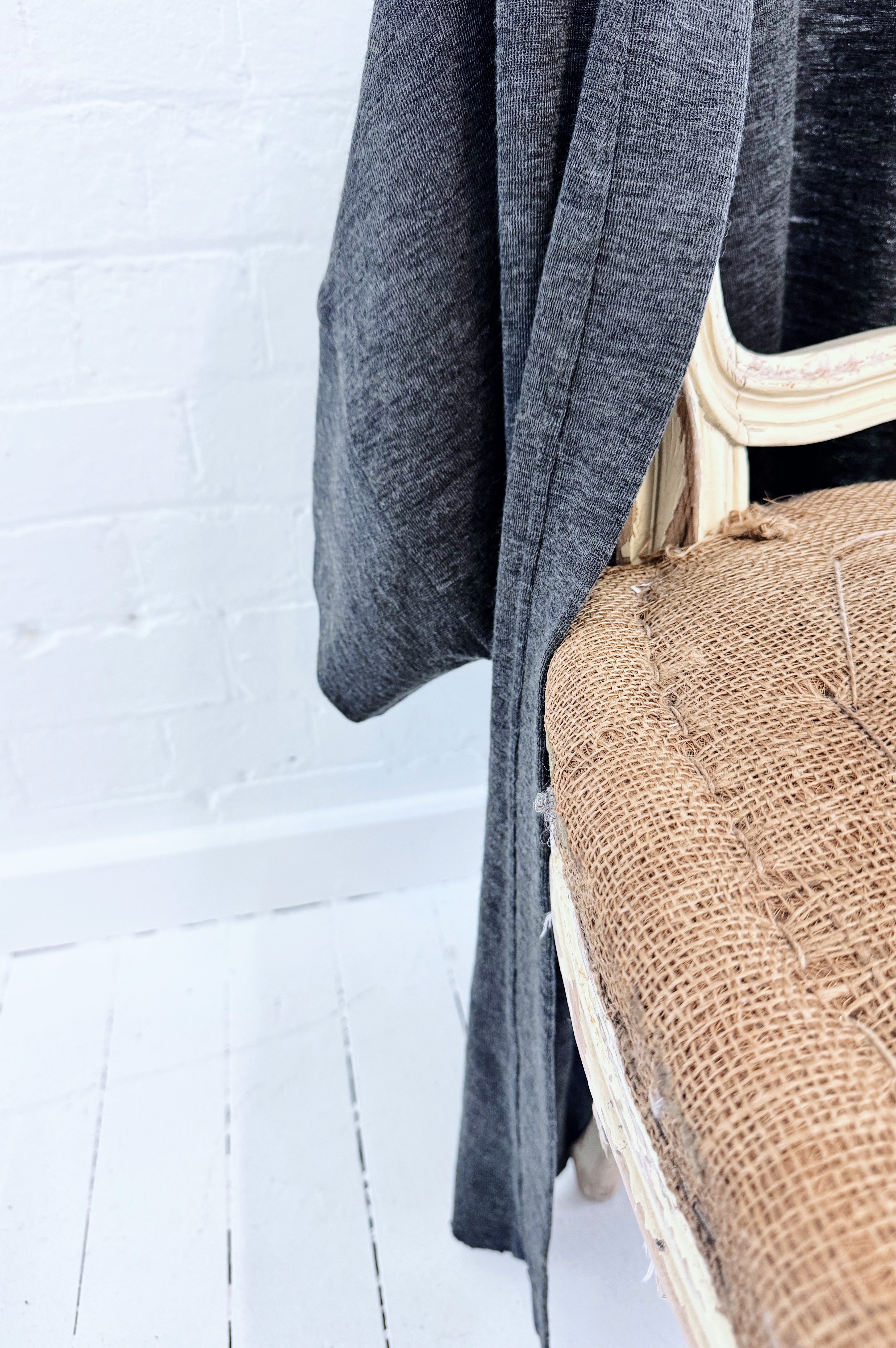 Merino Cardigan | Anthracite Melange