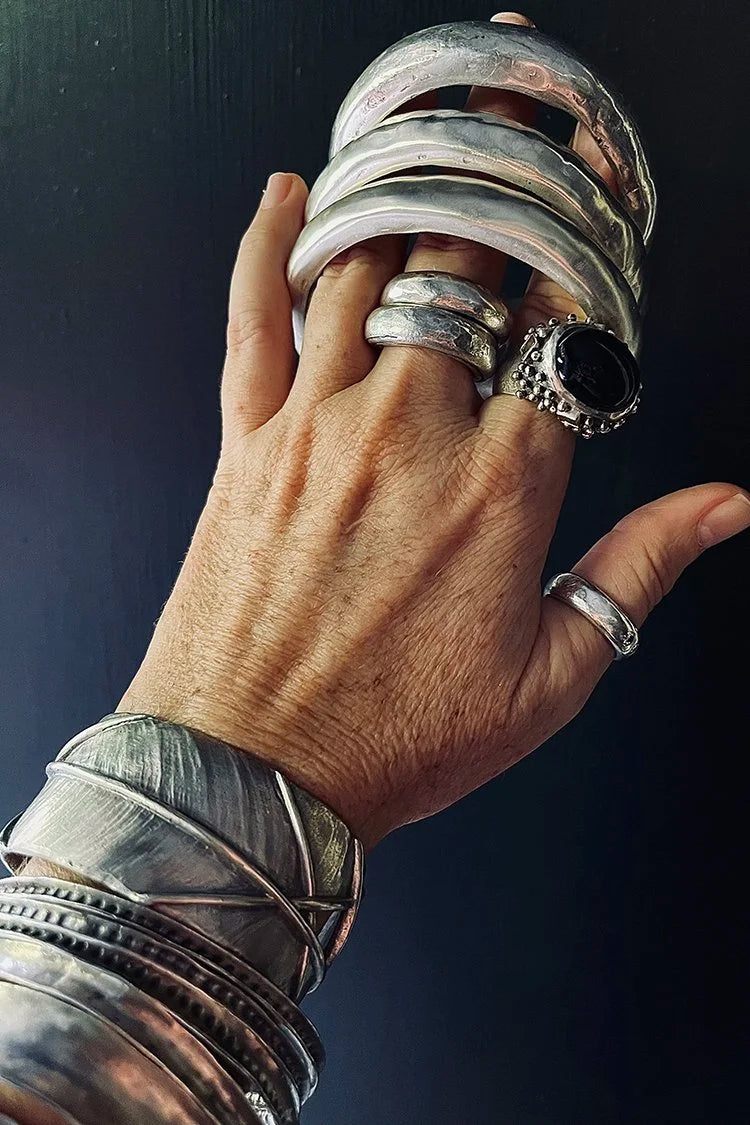 Ewa Jewellery | Chunky Stacking Ring | Silver