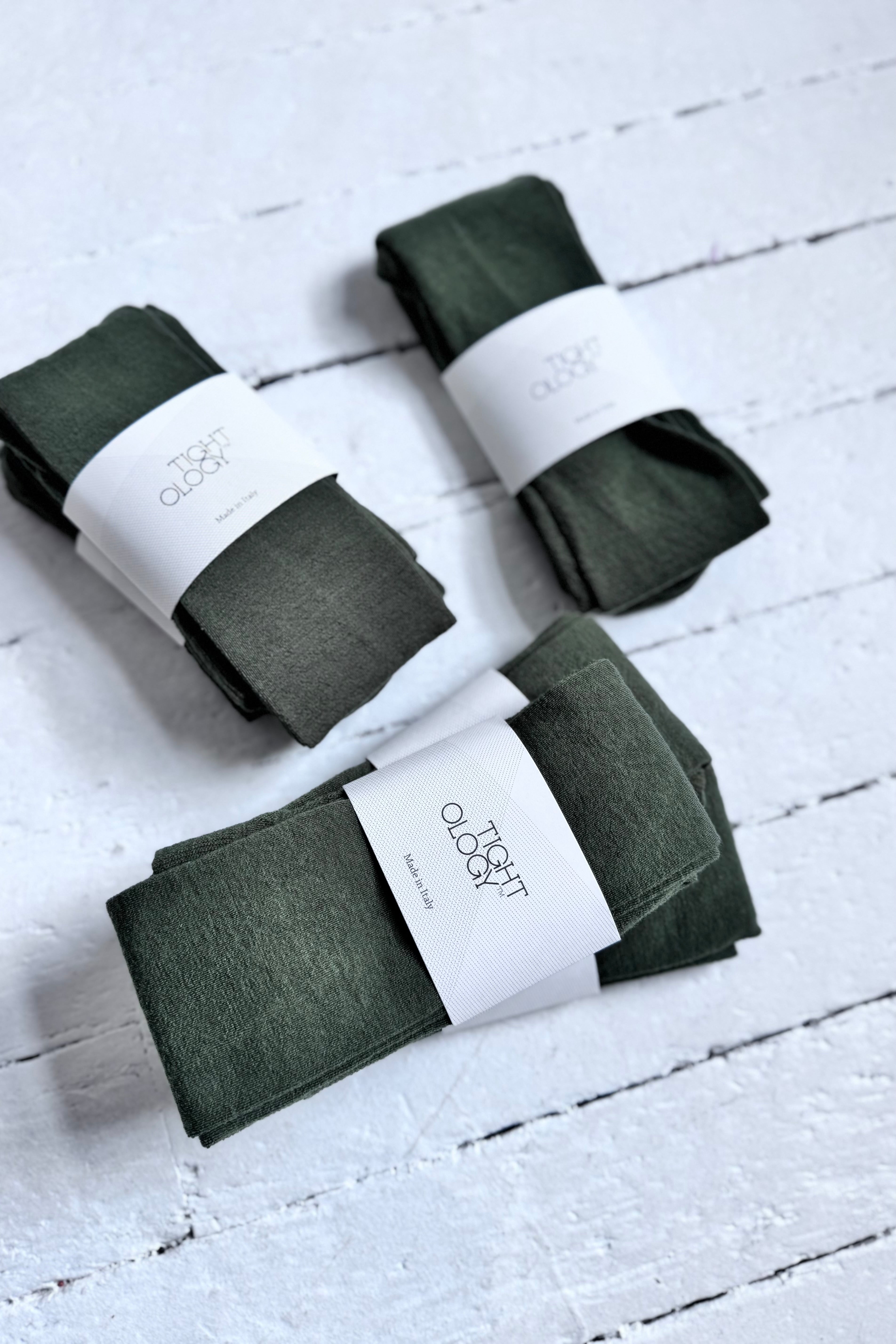 Tightology | Merino Tights | Olive