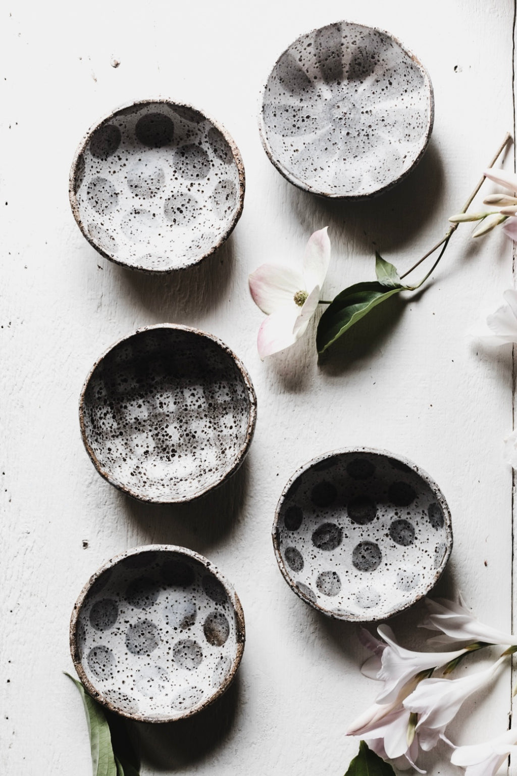 Clay Beehive | Small Bowl | Rustic Polka Dot