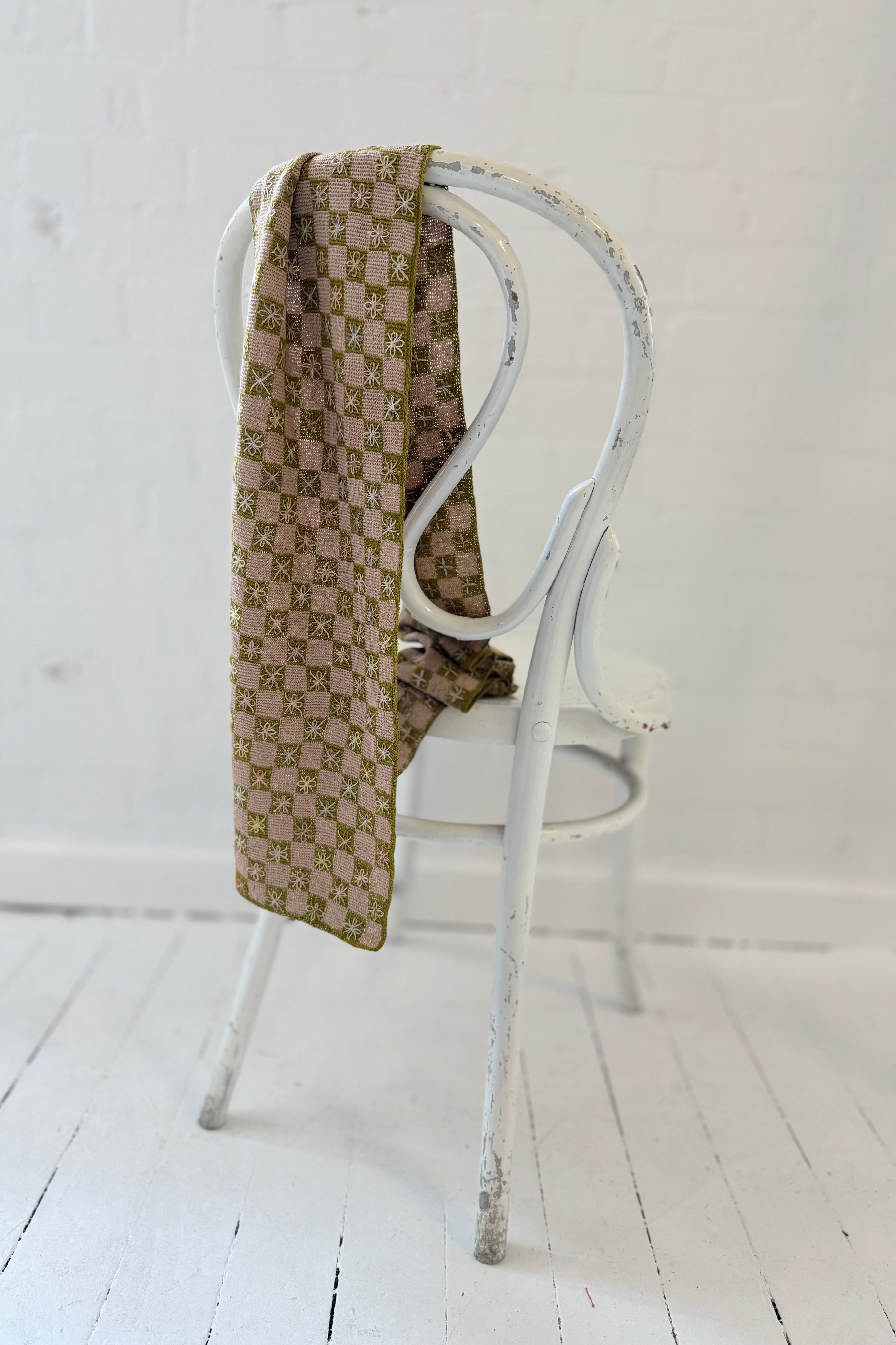 Sophie Digard | Delicate Crochet Linen Scarf | Tessa