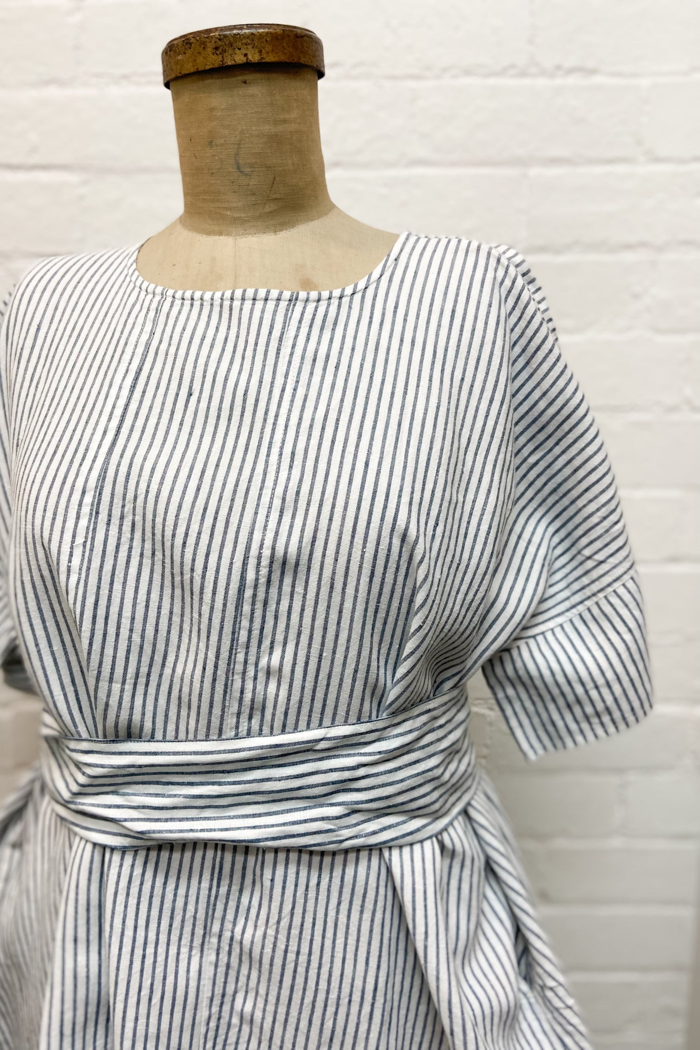 GW | Riley Dress | Bluestone Stripe | XS/S