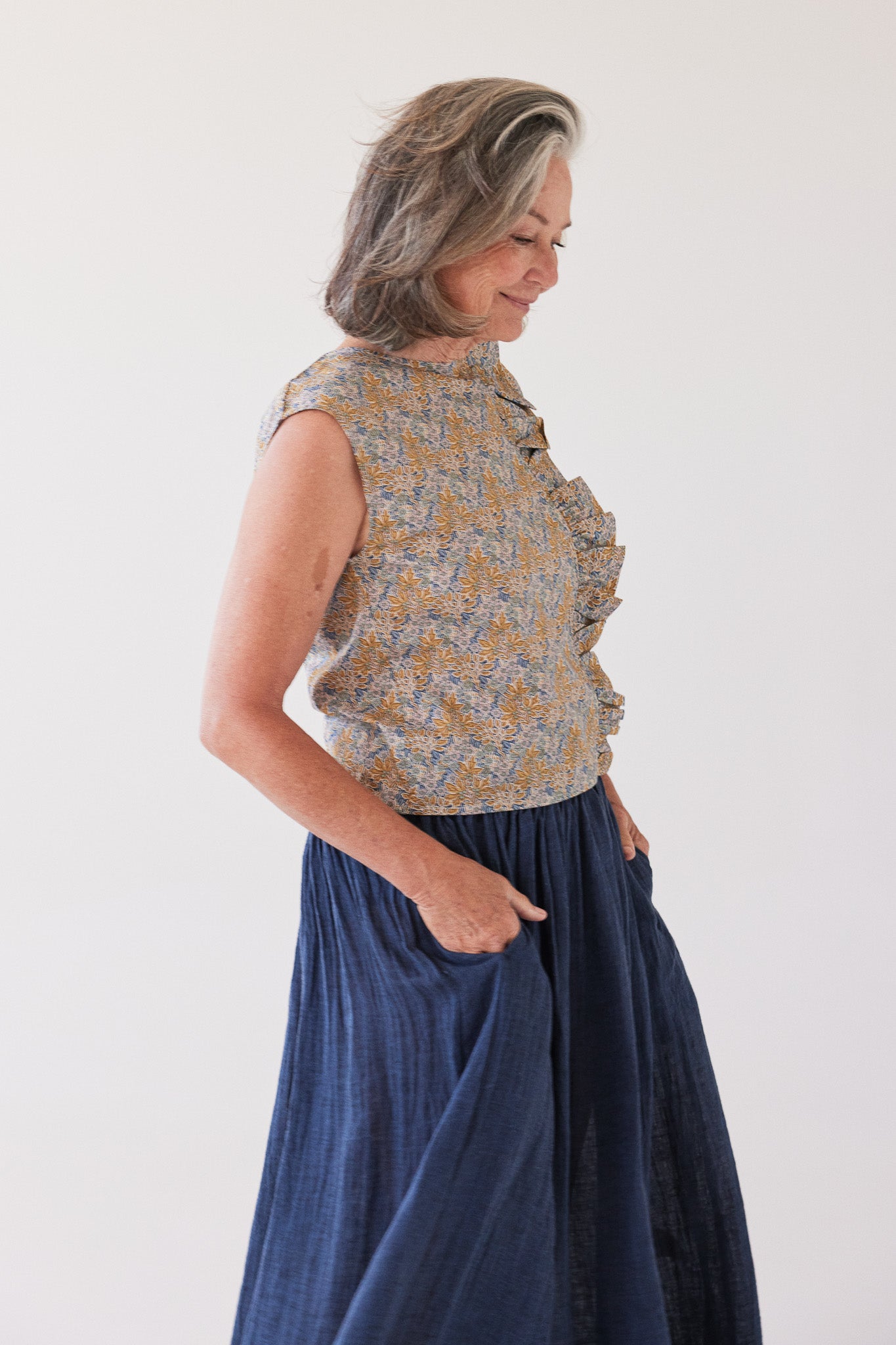 Estelle Top | Aubrey Forest Liberty