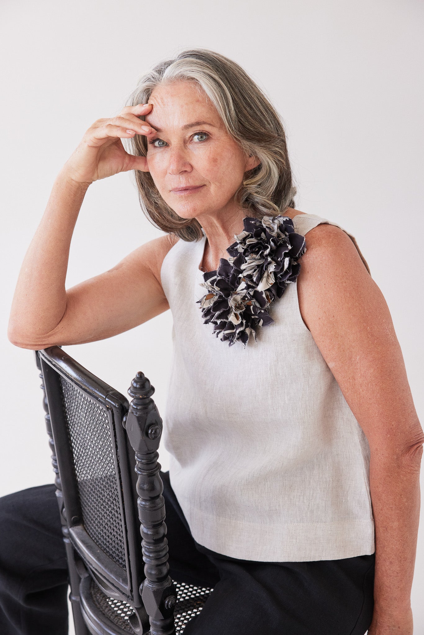 Fabric Flower Brooch | Fragile Bloom Liberty