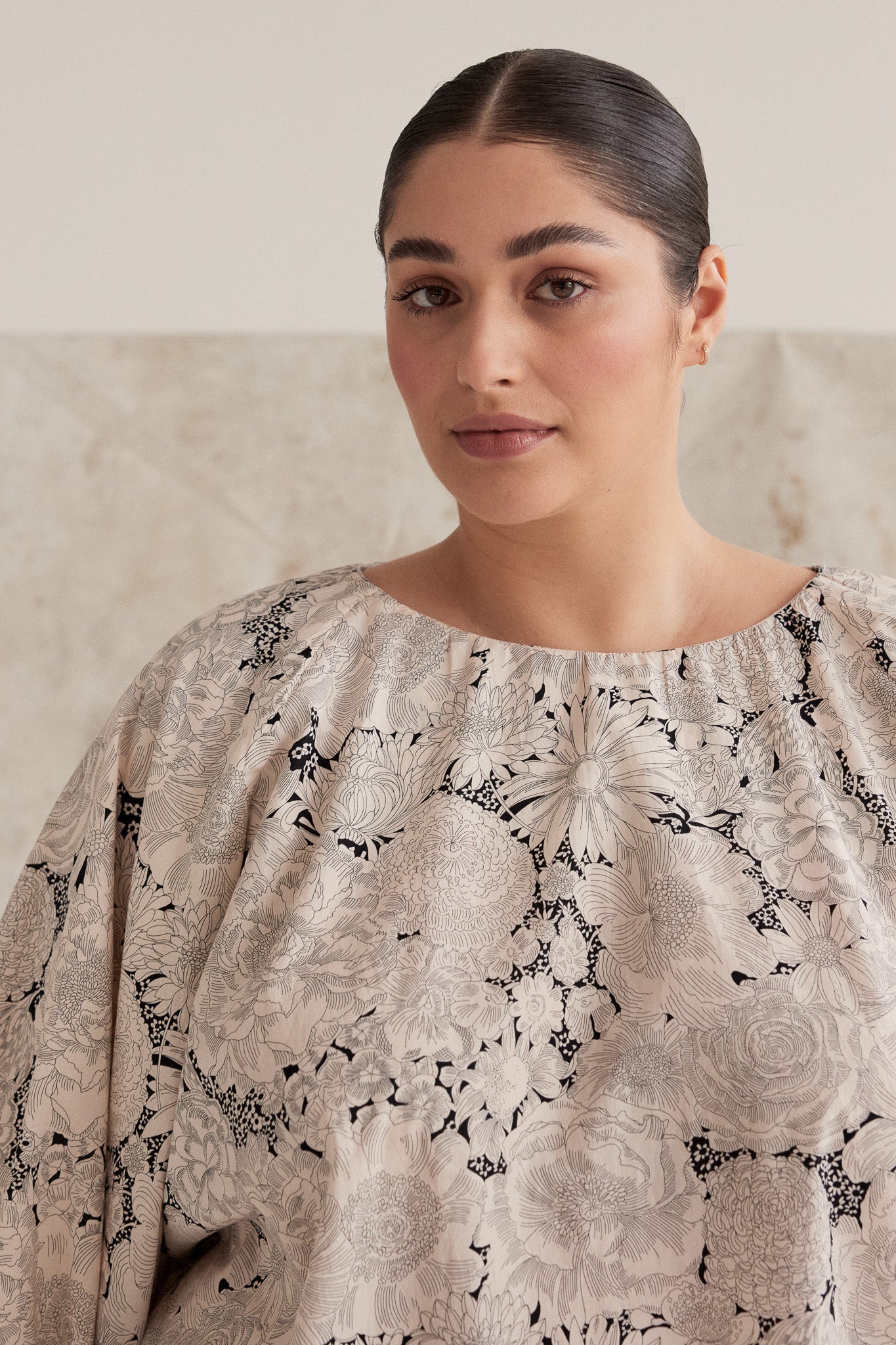 Antonette Puff Sleeve Top | English Bloom Liberty