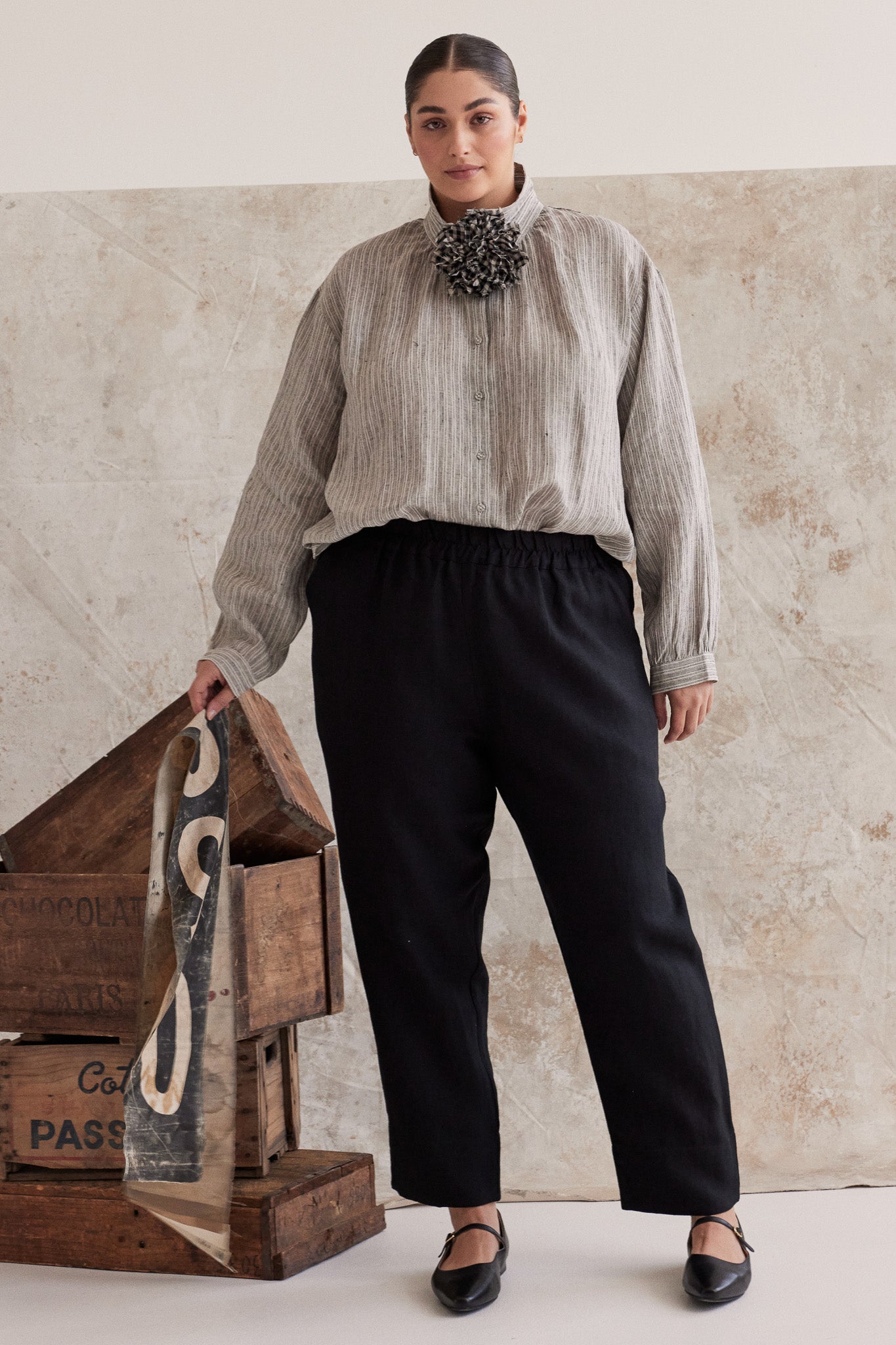 Leighton Narrow Pant | Black