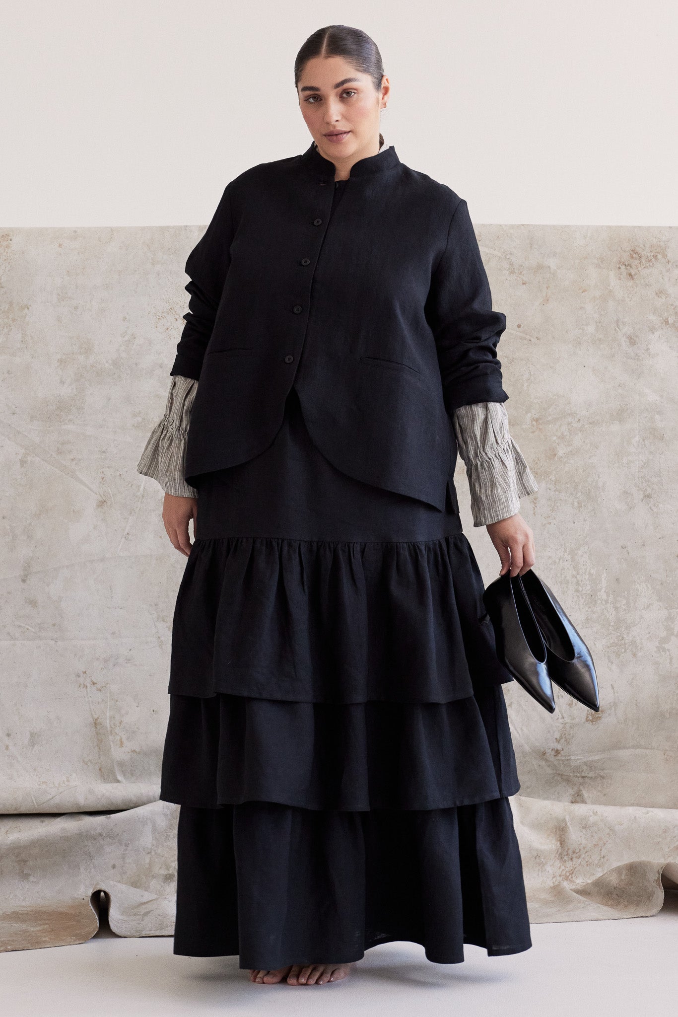 Scout Stand Collar Jacket | Black