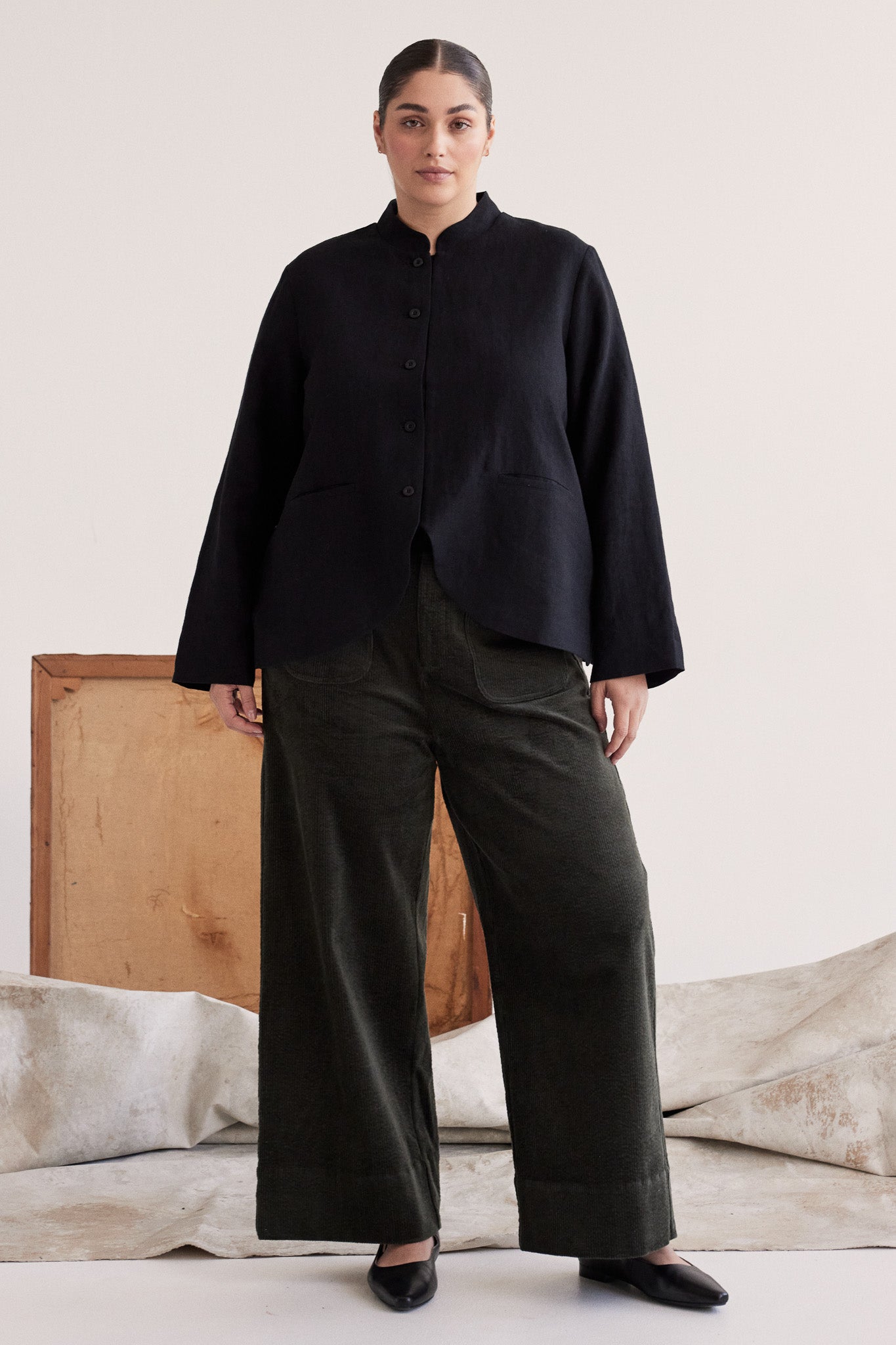 Scout Stand Collar Jacket | Black