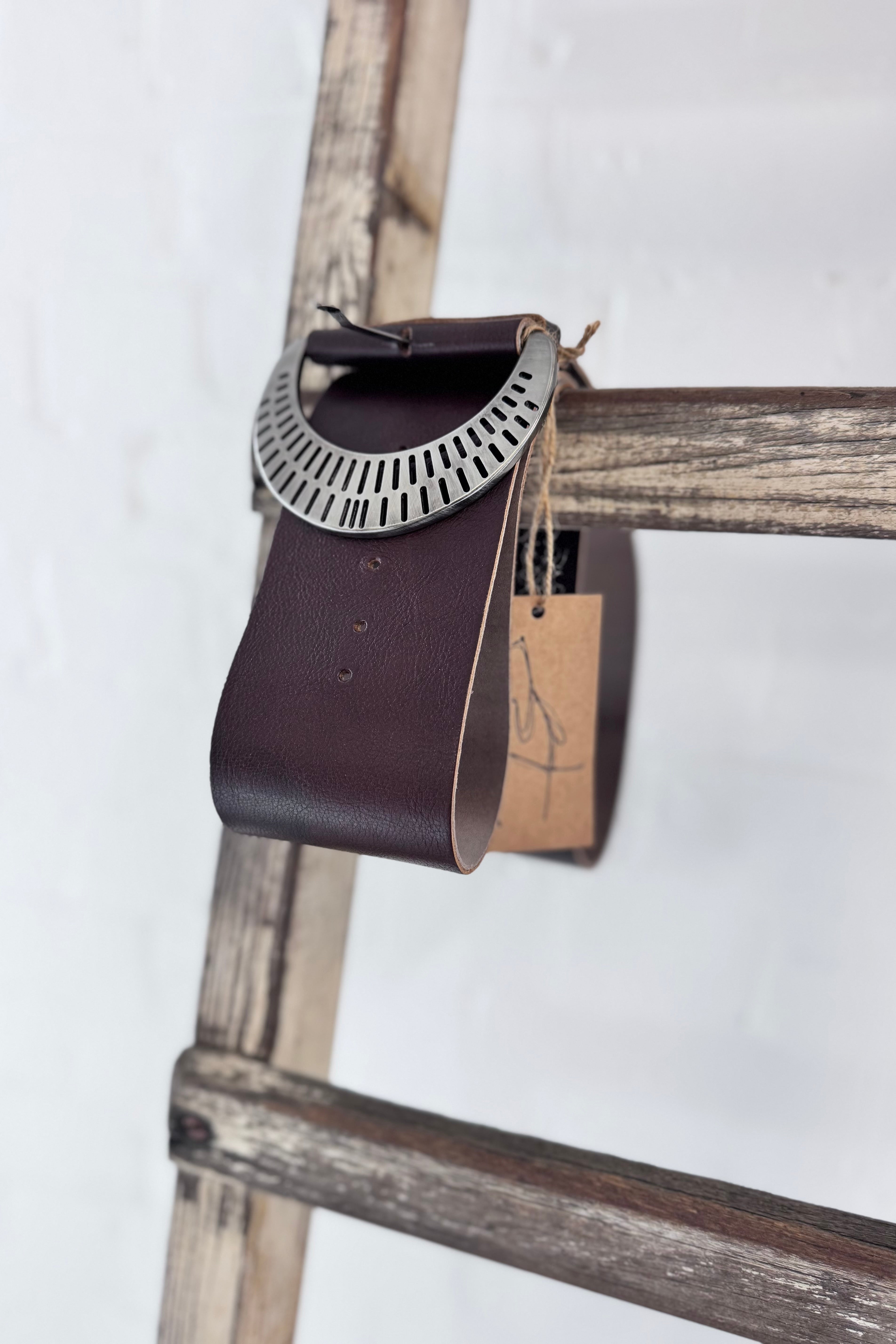 Ink Olives | Quercia Belt | Chocolate