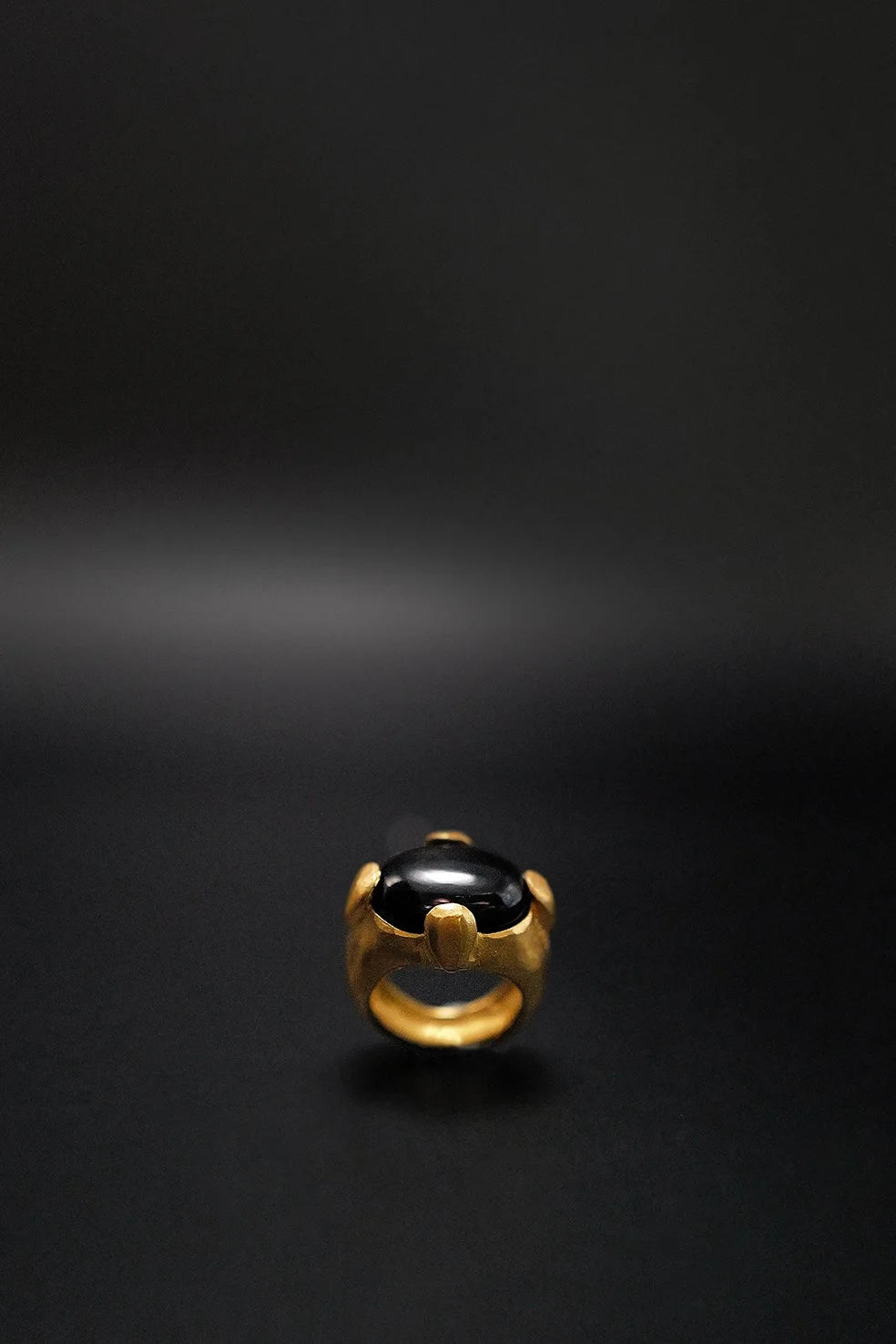 EWA Tribal | Onyx Ring | Gold