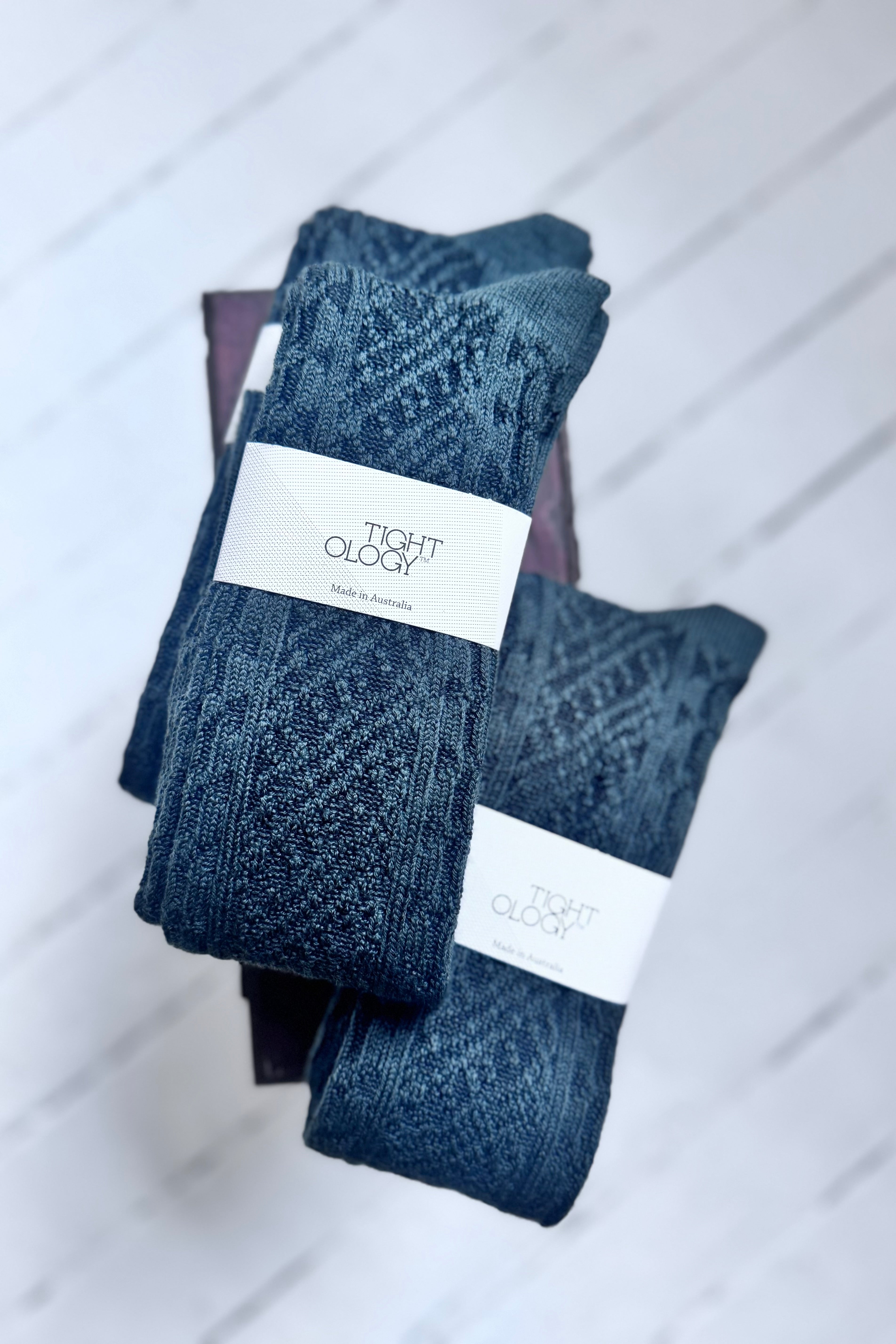Tightology | Vintage Long Merino Socks | Green
