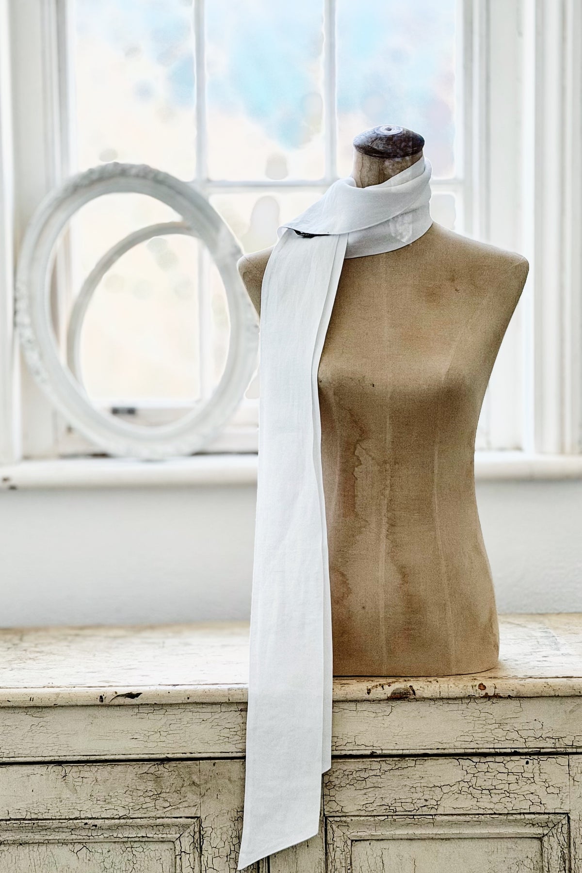 GW | Tie Belt | White