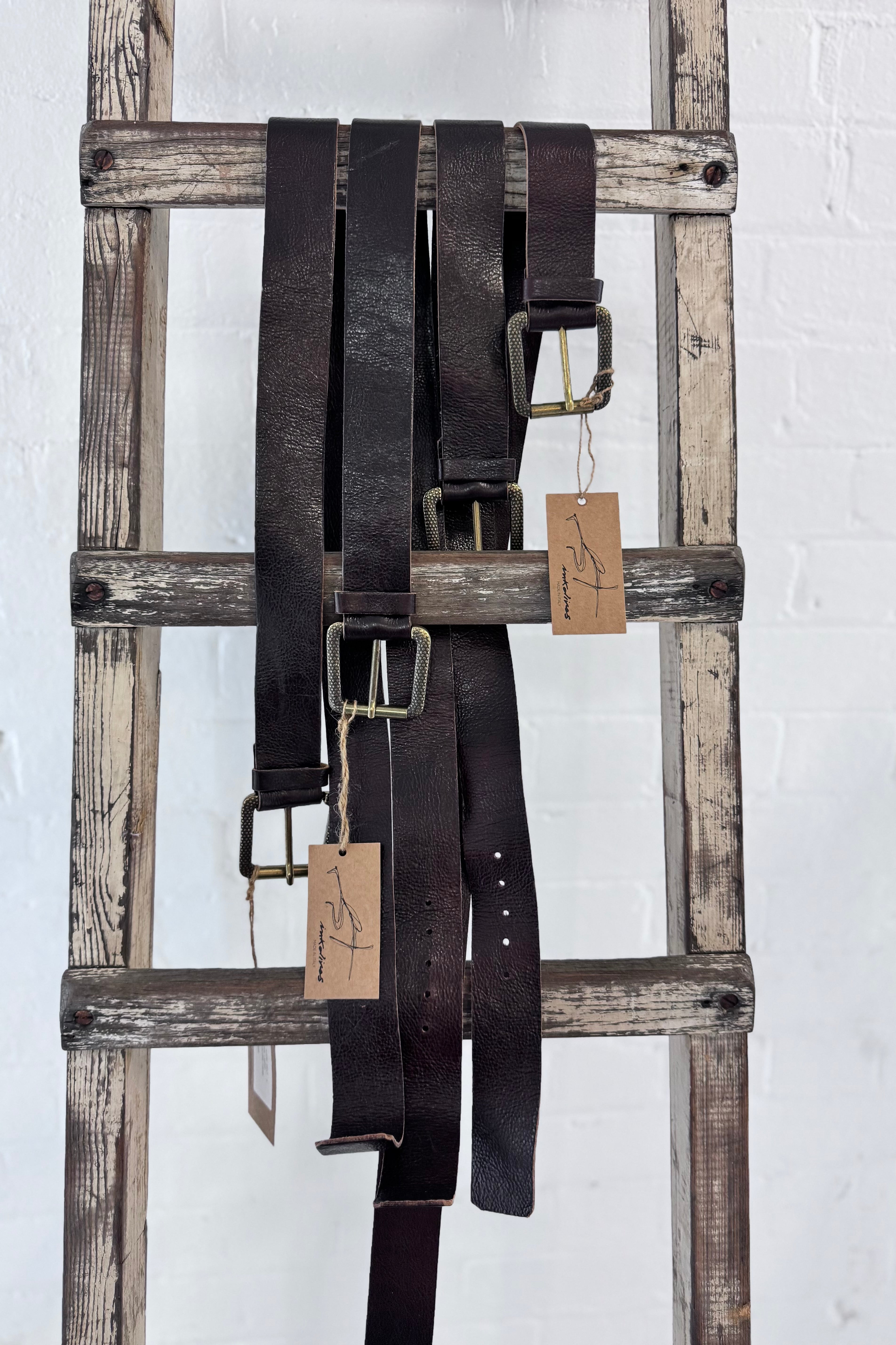 Ink Olives | Acero Belt | Chocolate