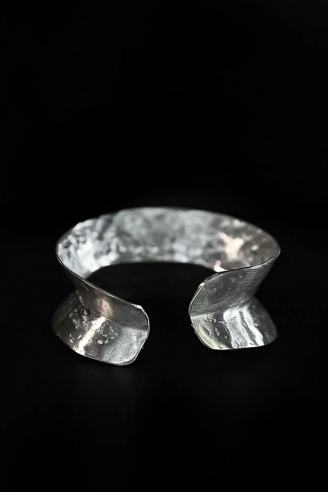 Ewa Jewellery | Rawa Cuff | White Brass Silver Plated