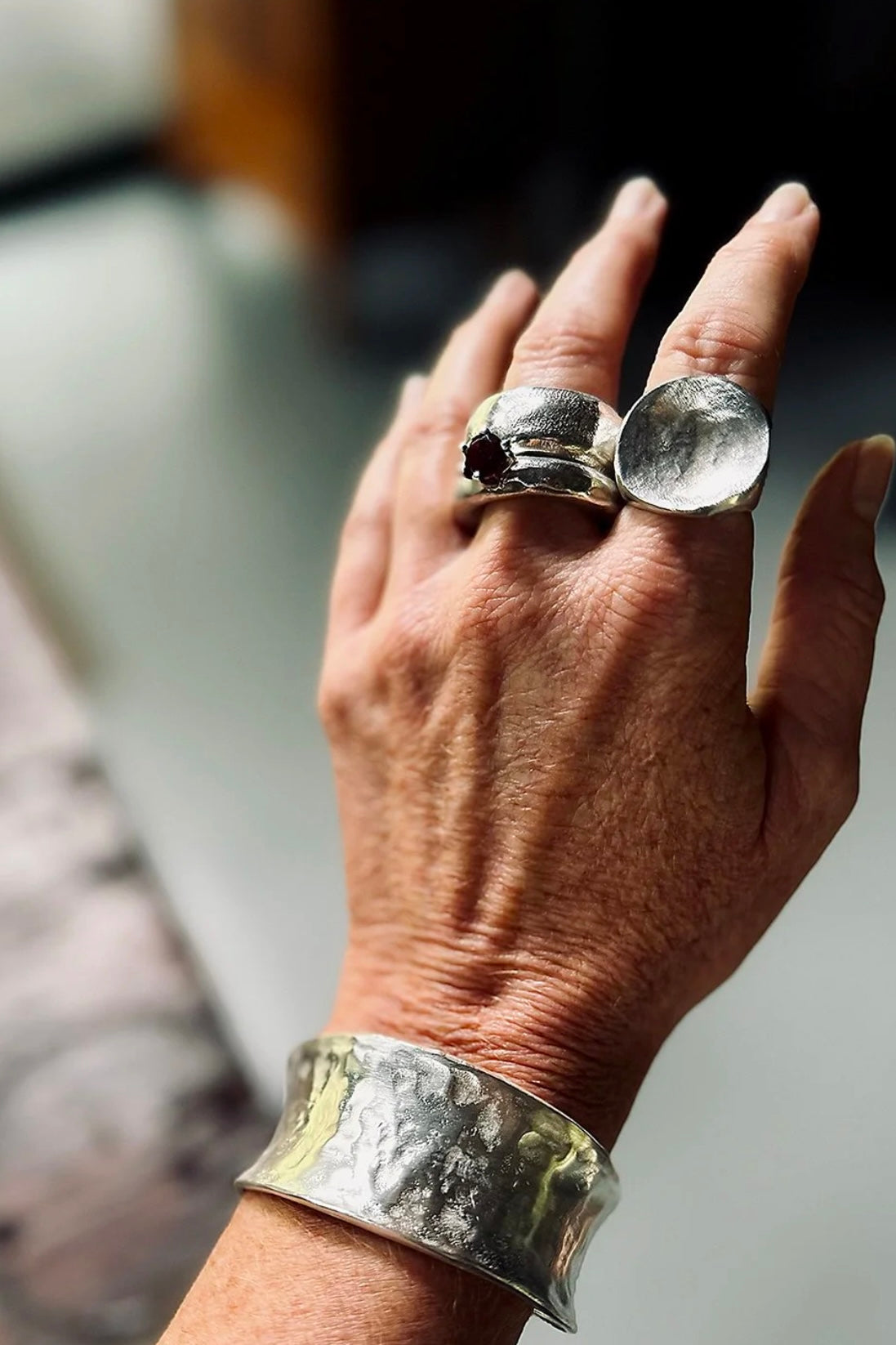 EWA Tribal | Tuam Cuff | Silver