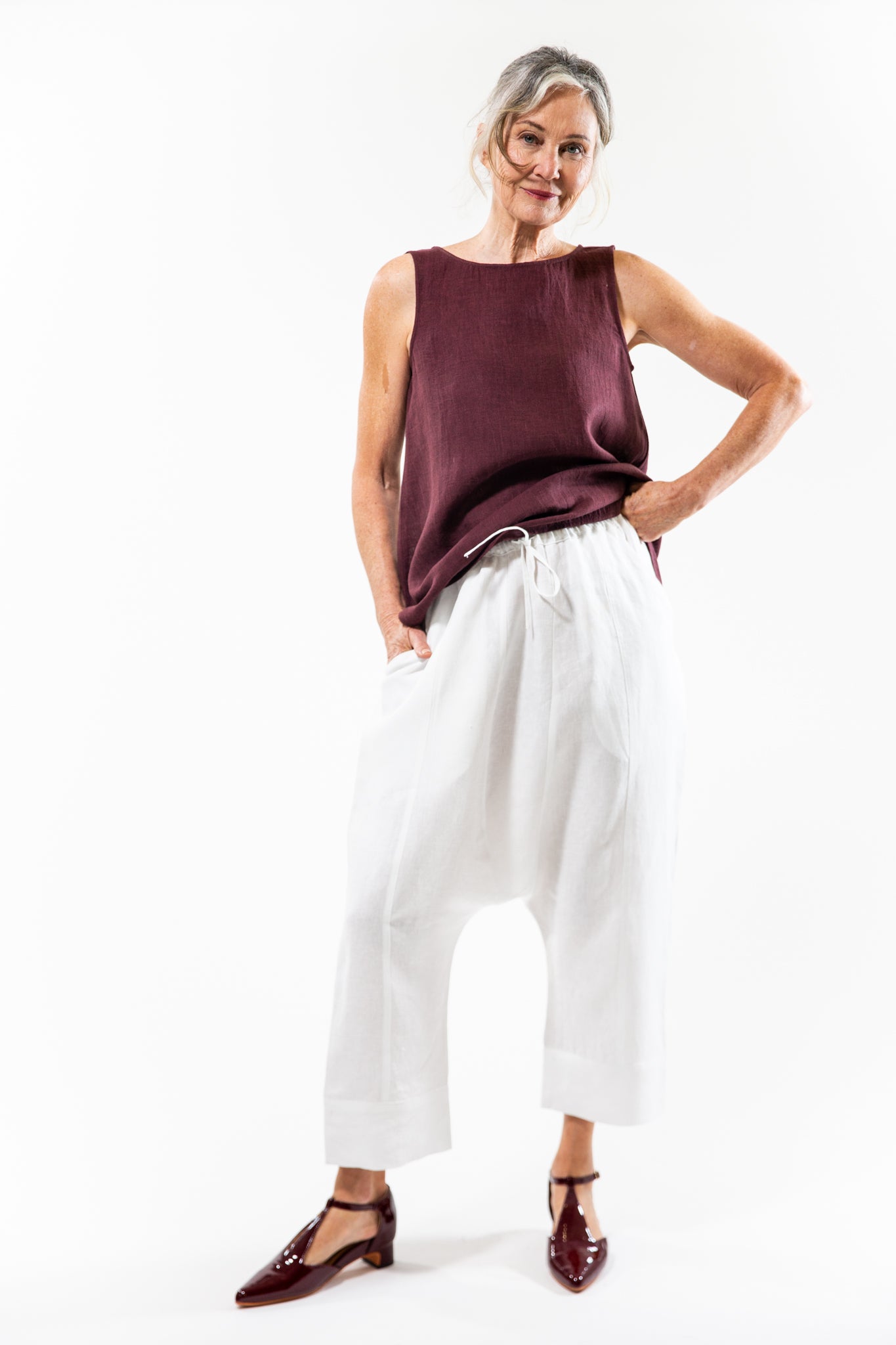 Ginza Pant | White