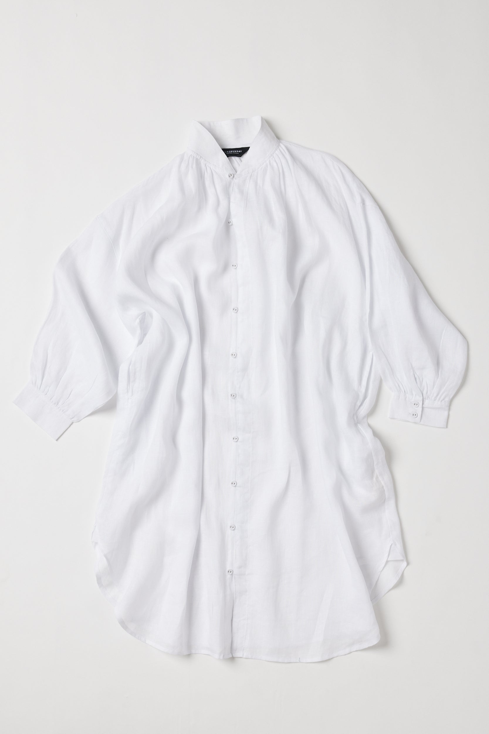 Harper Shirt Dress | White