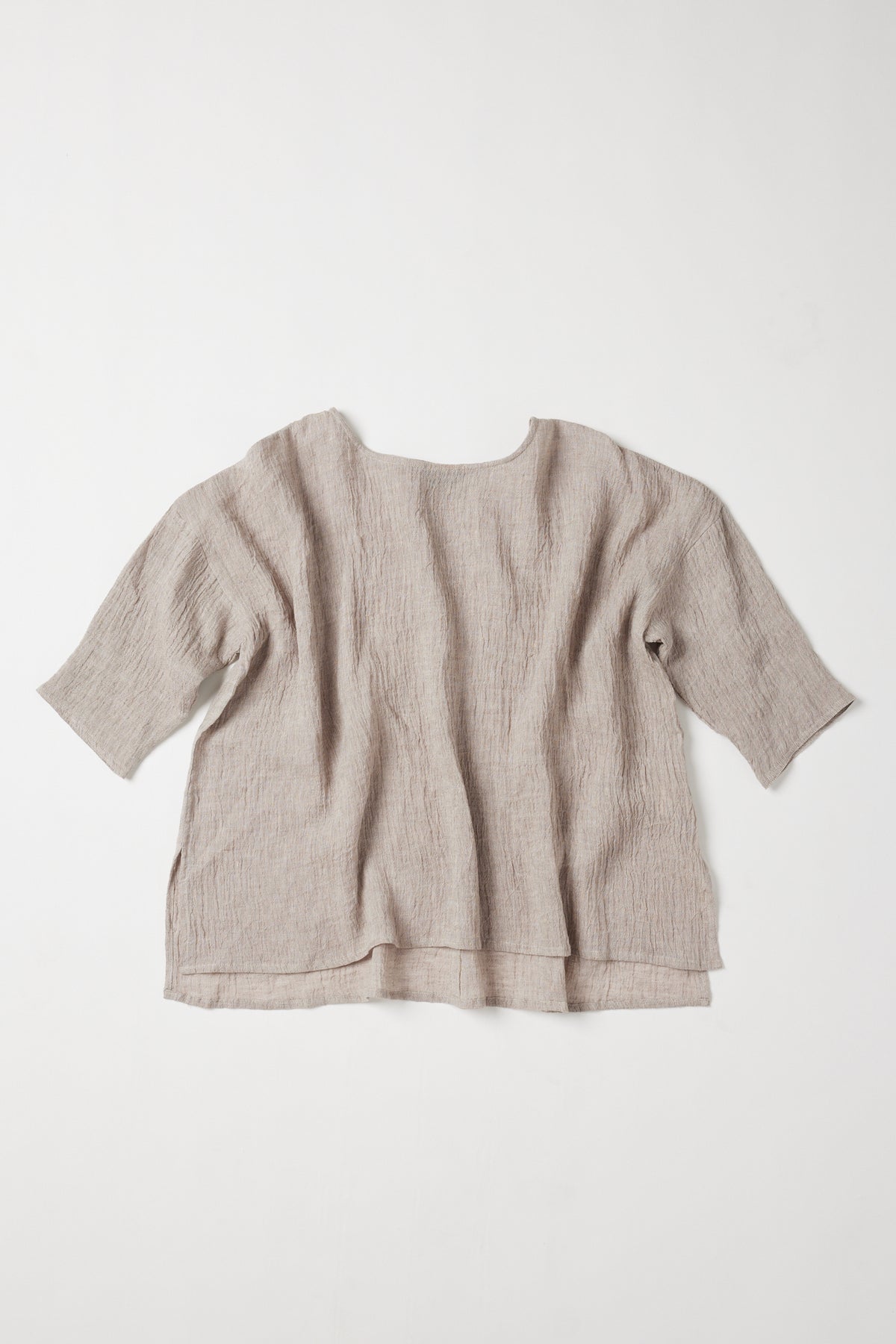 Harry Relaxed Top | Stone Gauze