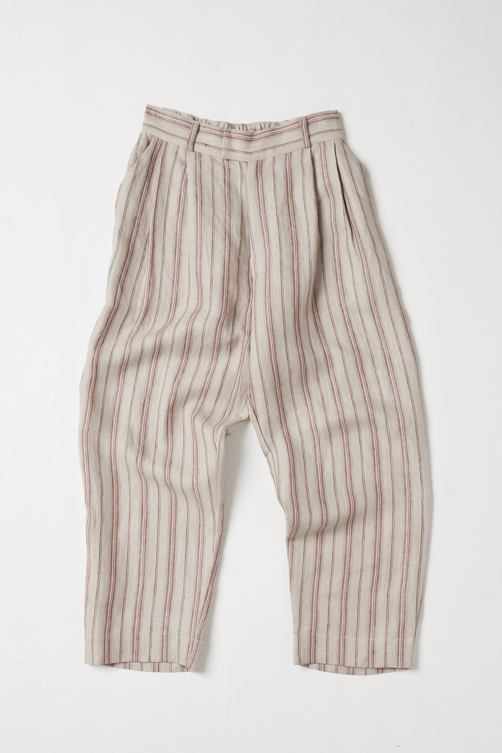 Hendric Tailored Pant | Brick Stripe