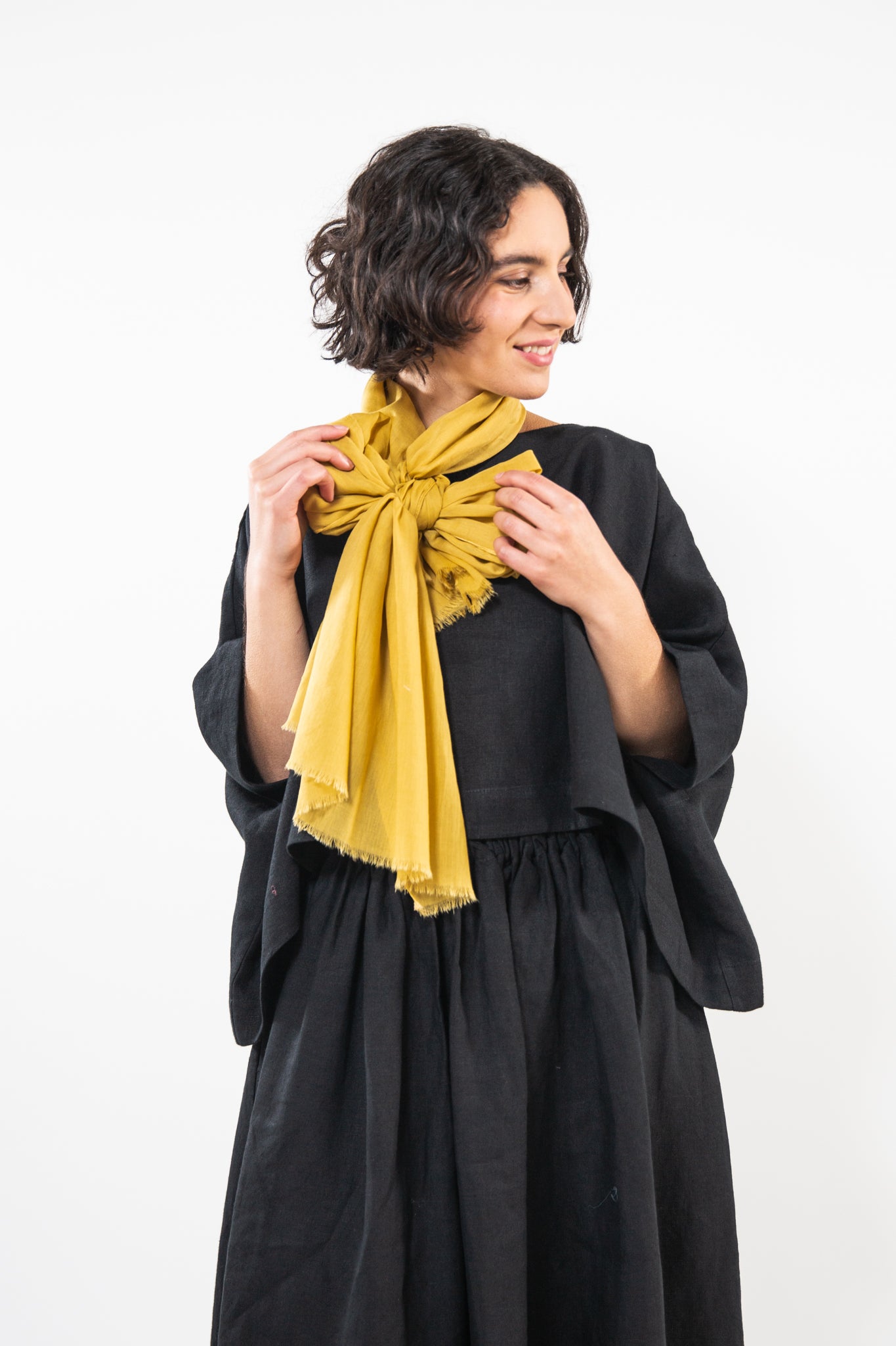 Cotton Scarf | Honey