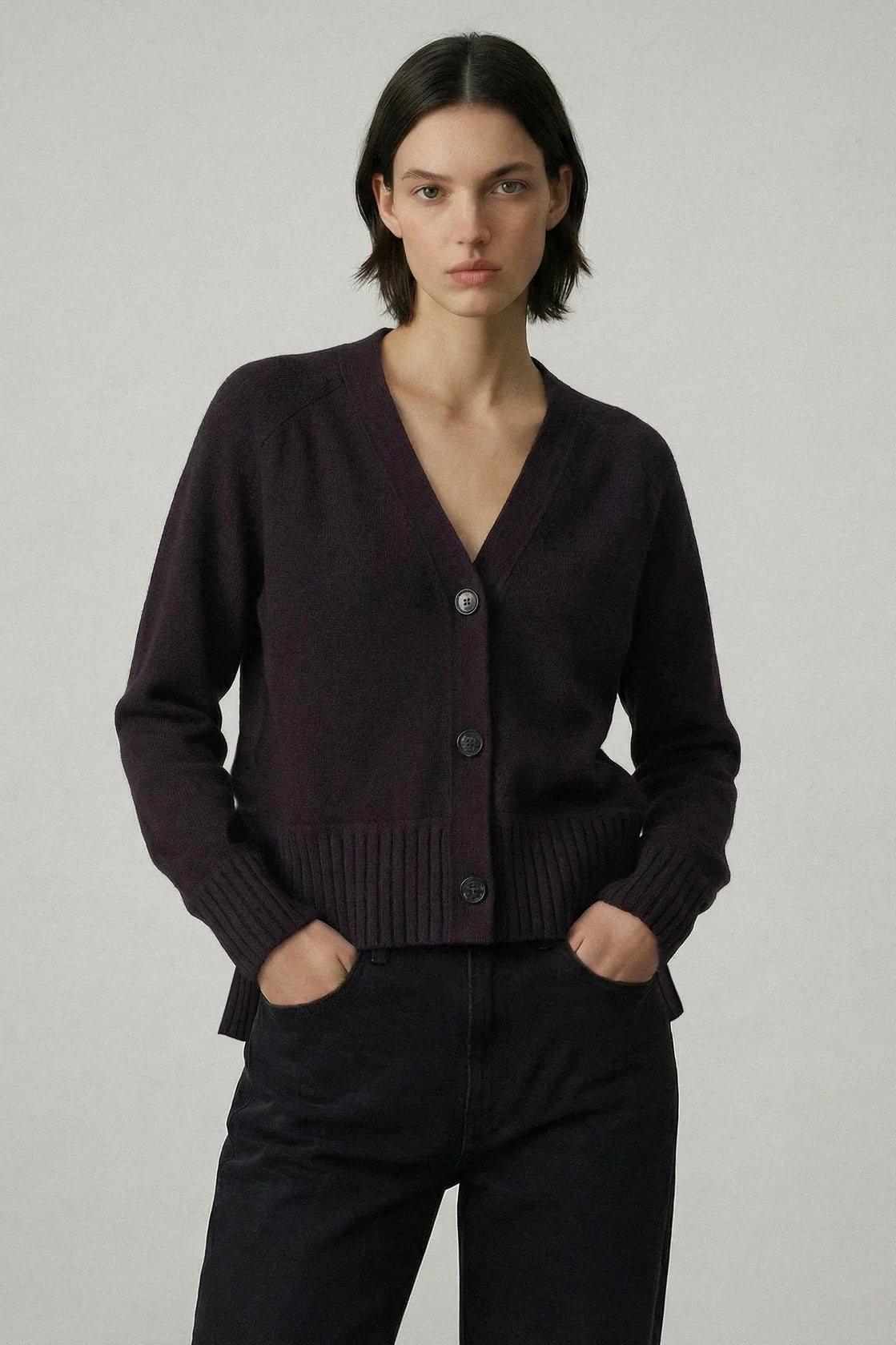 Aleger | Most Favourite Cardi | Eggplant