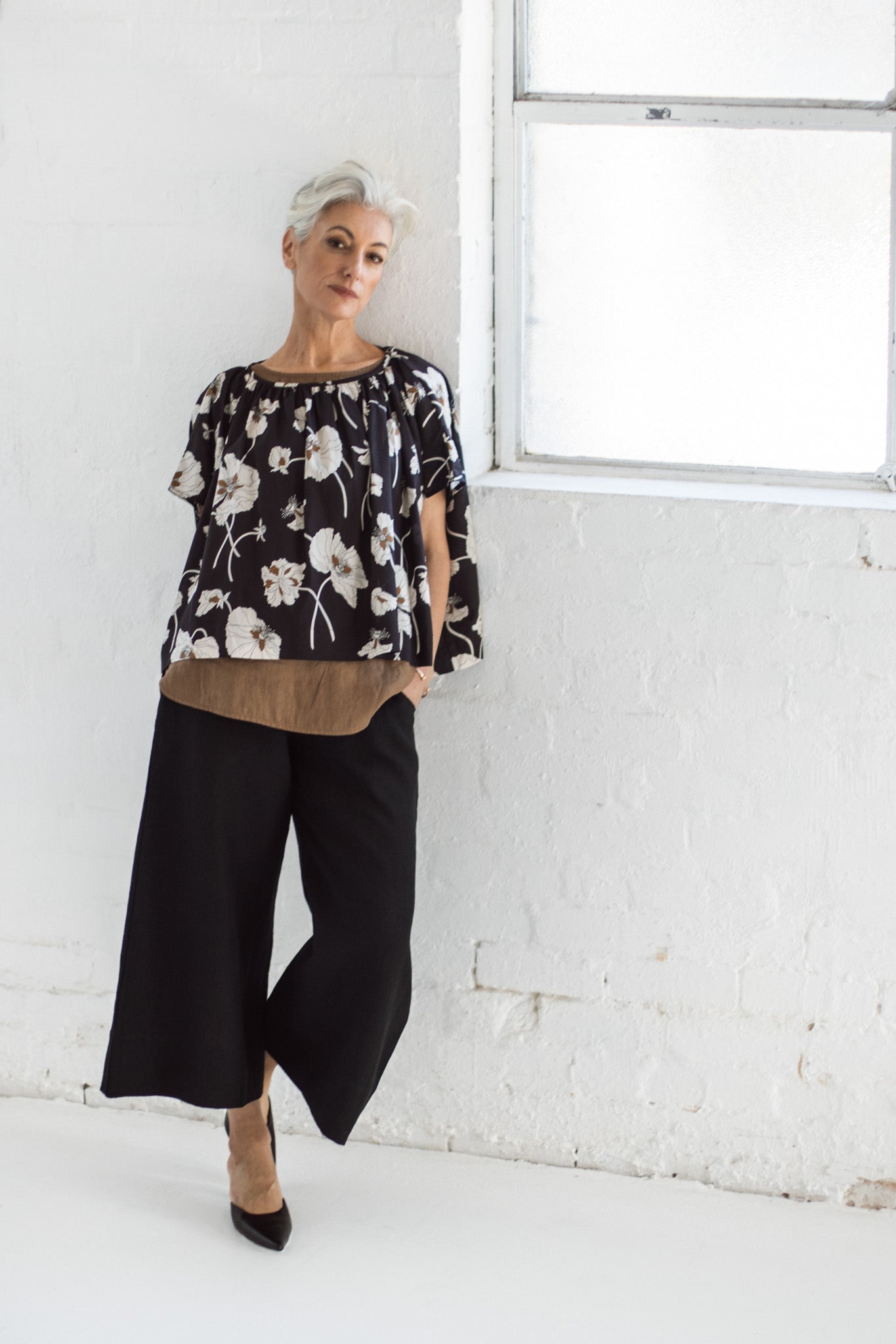 Poppy Top | Fragile Bloom Liberty