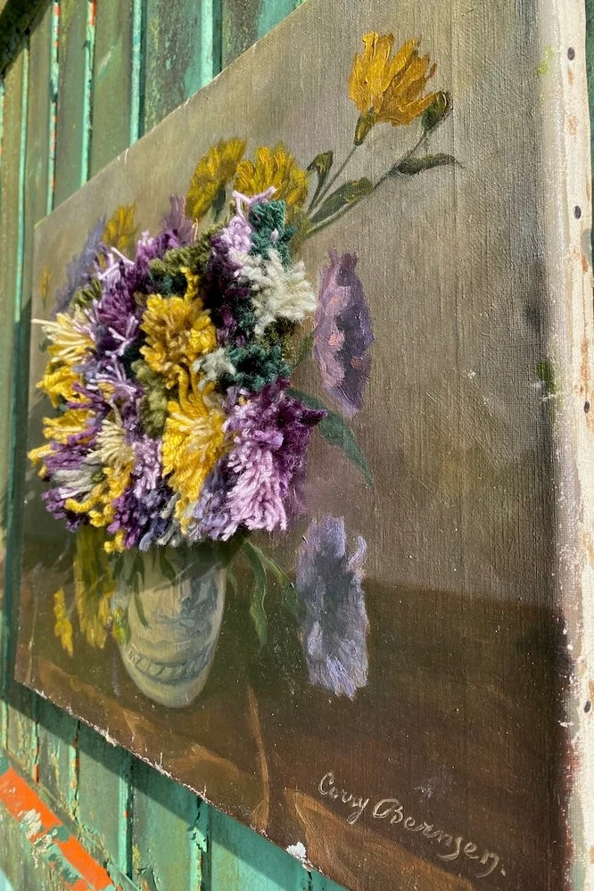 Swarm | Altered Perspective Painting | Asters & Marigolds
