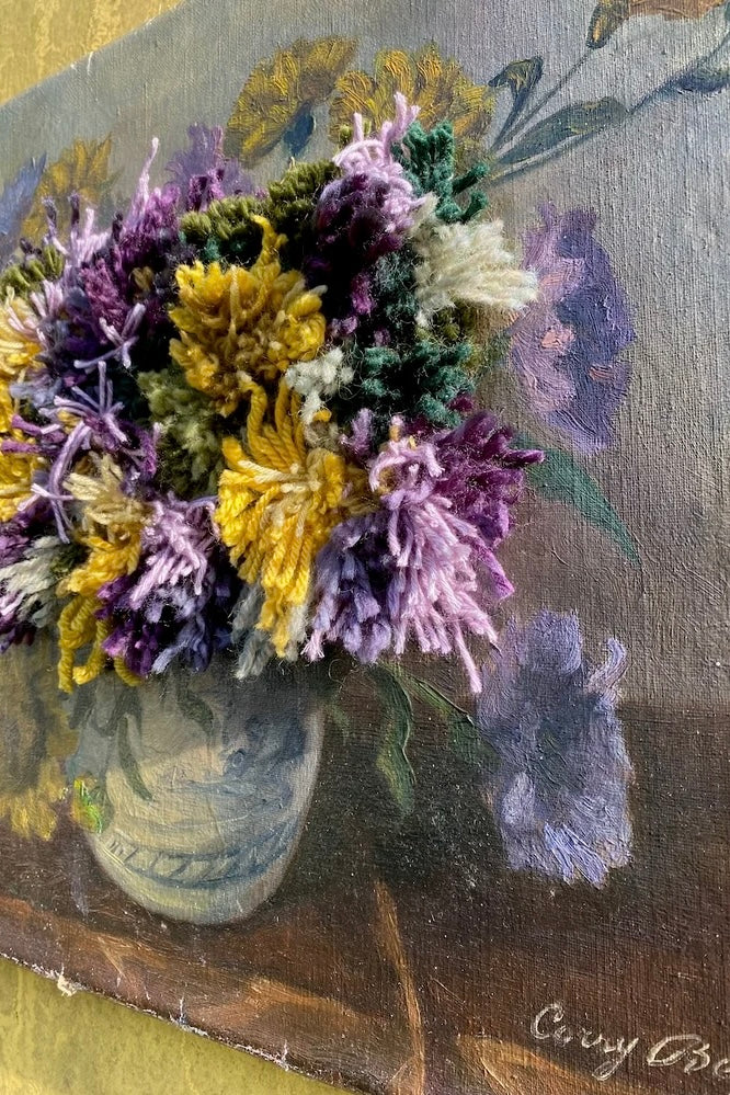 Swarm | Altered Perspective Painting | Asters & Marigolds
