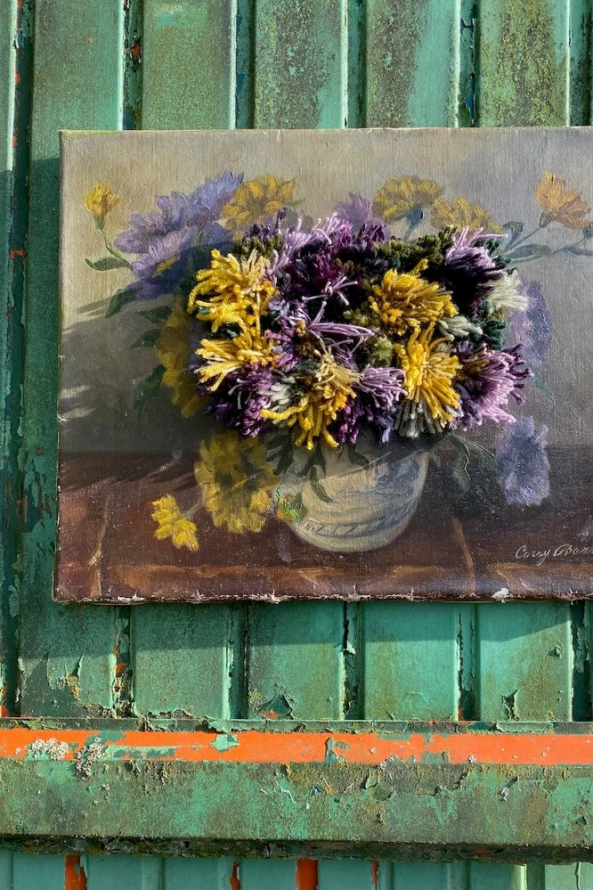 Swarm | Altered Perspective Painting | Asters & Marigolds