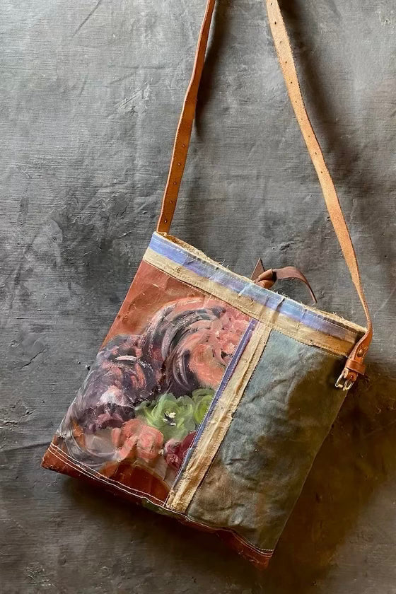 Swarm | Oil Painting Bag | Cabbage Roses
