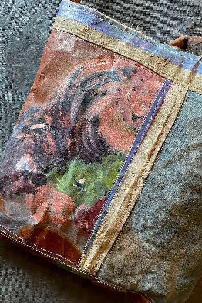 Swarm | Oil Painting Bag | Cabbage Roses