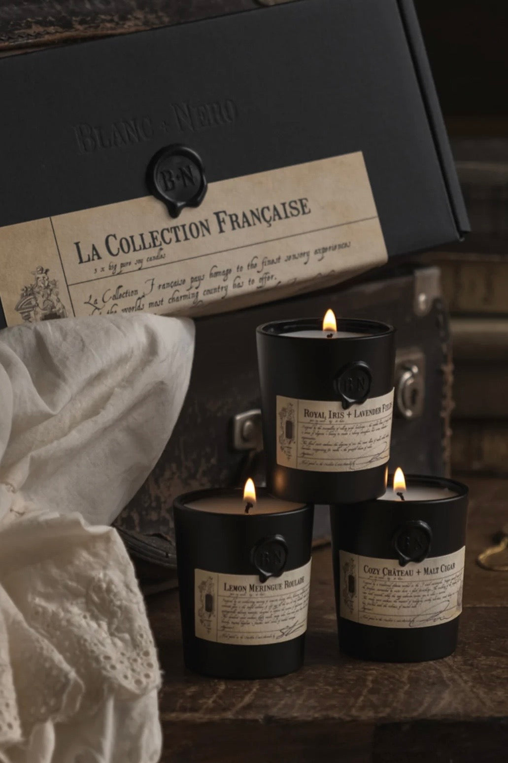 Blanc & Nero | La Collection Francaise Petite Candle Pack