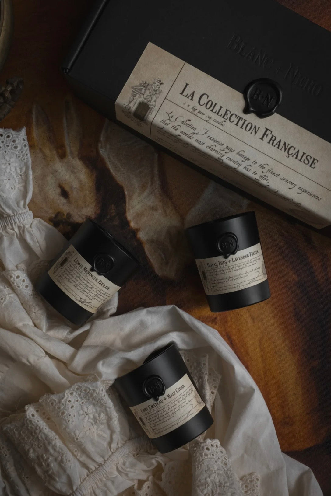 Blanc & Nero | La Collection Francaise Petite Candle Pack