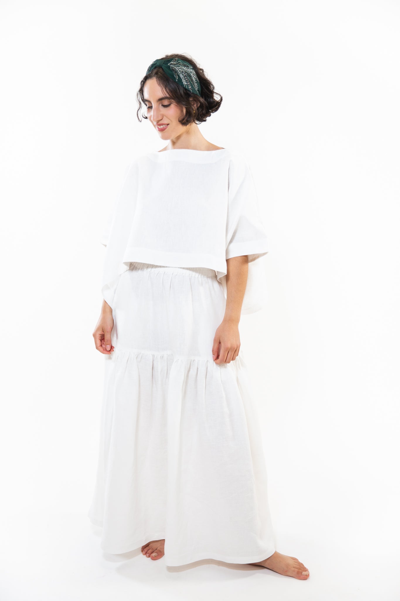 Hard Embroidered Headband | Junie