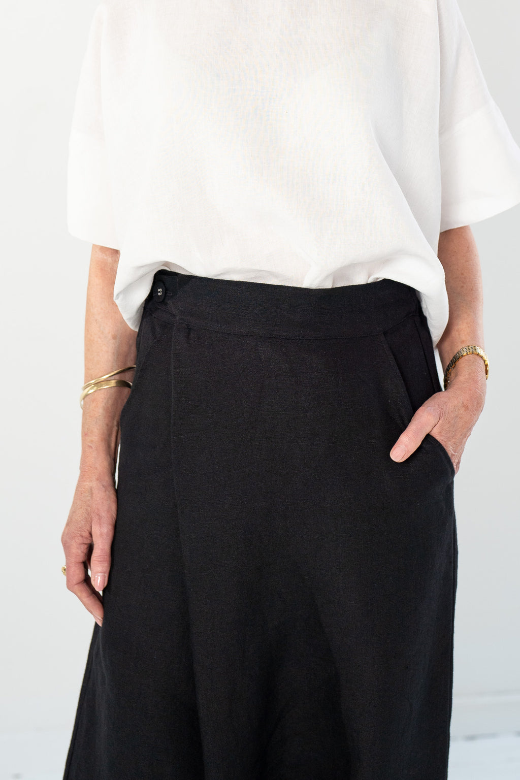 Linen Casbah Pant in Koi