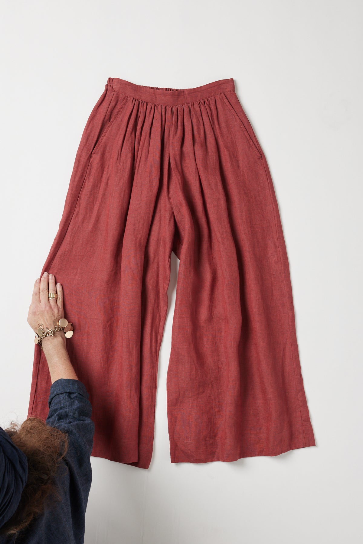 Lauri Pleated Culotte | Burnt Sienna