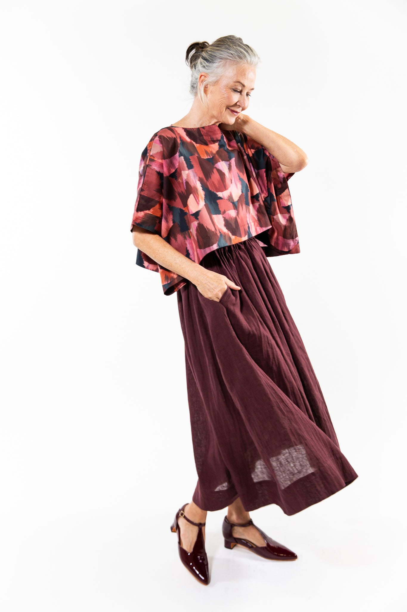 Leilani Skirt | Merlot