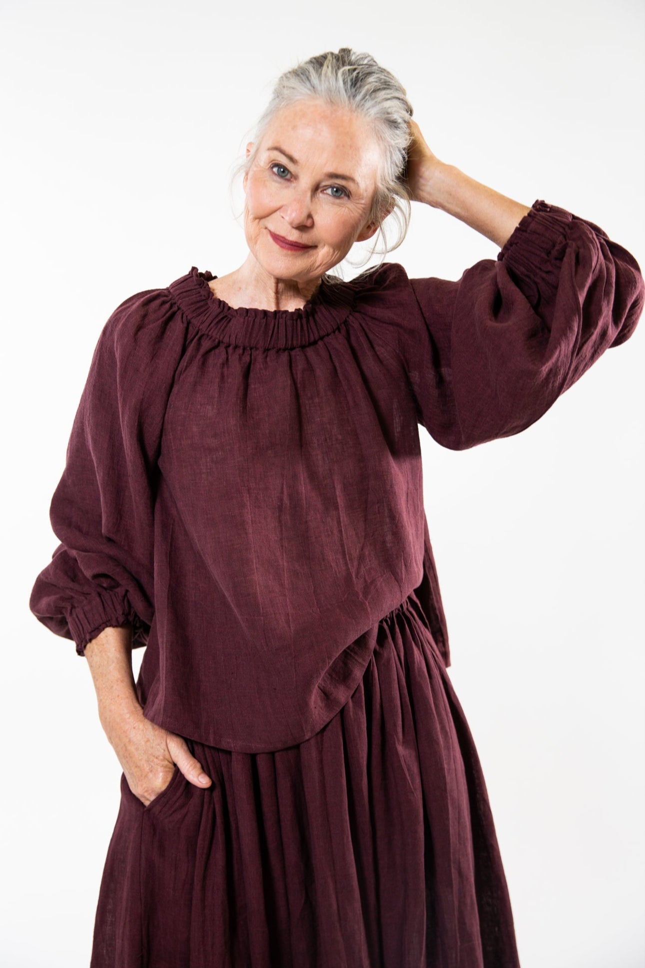 Louella Top | Merlot