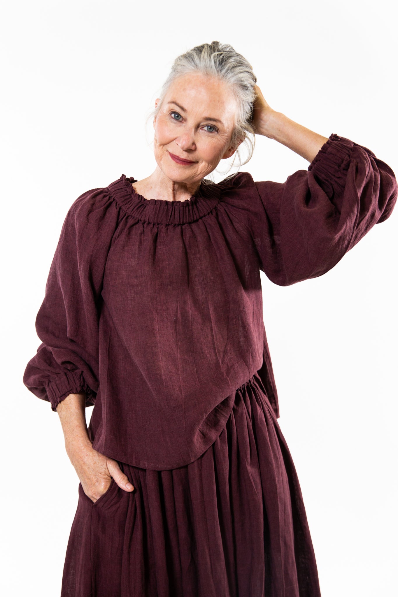 Louella Top | Merlot