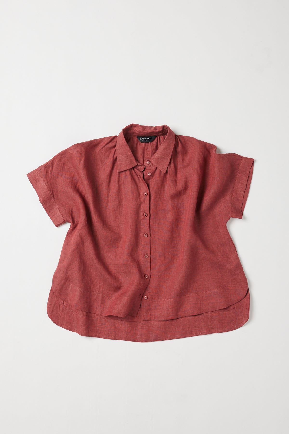 Lumi Collared Shirt | Burnt Sienna