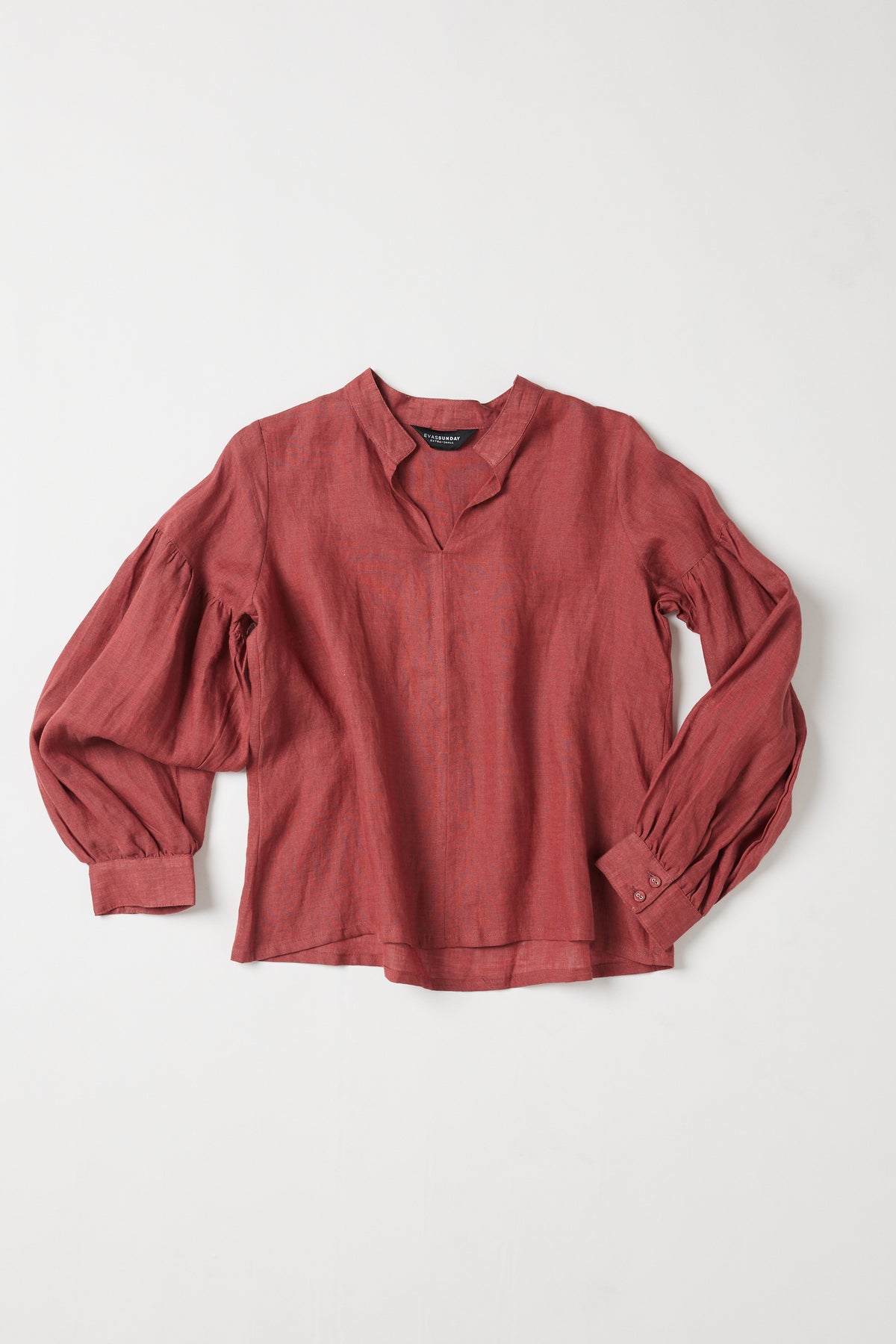 Maddison Long Sleeve Blouse | Burnt Sienna