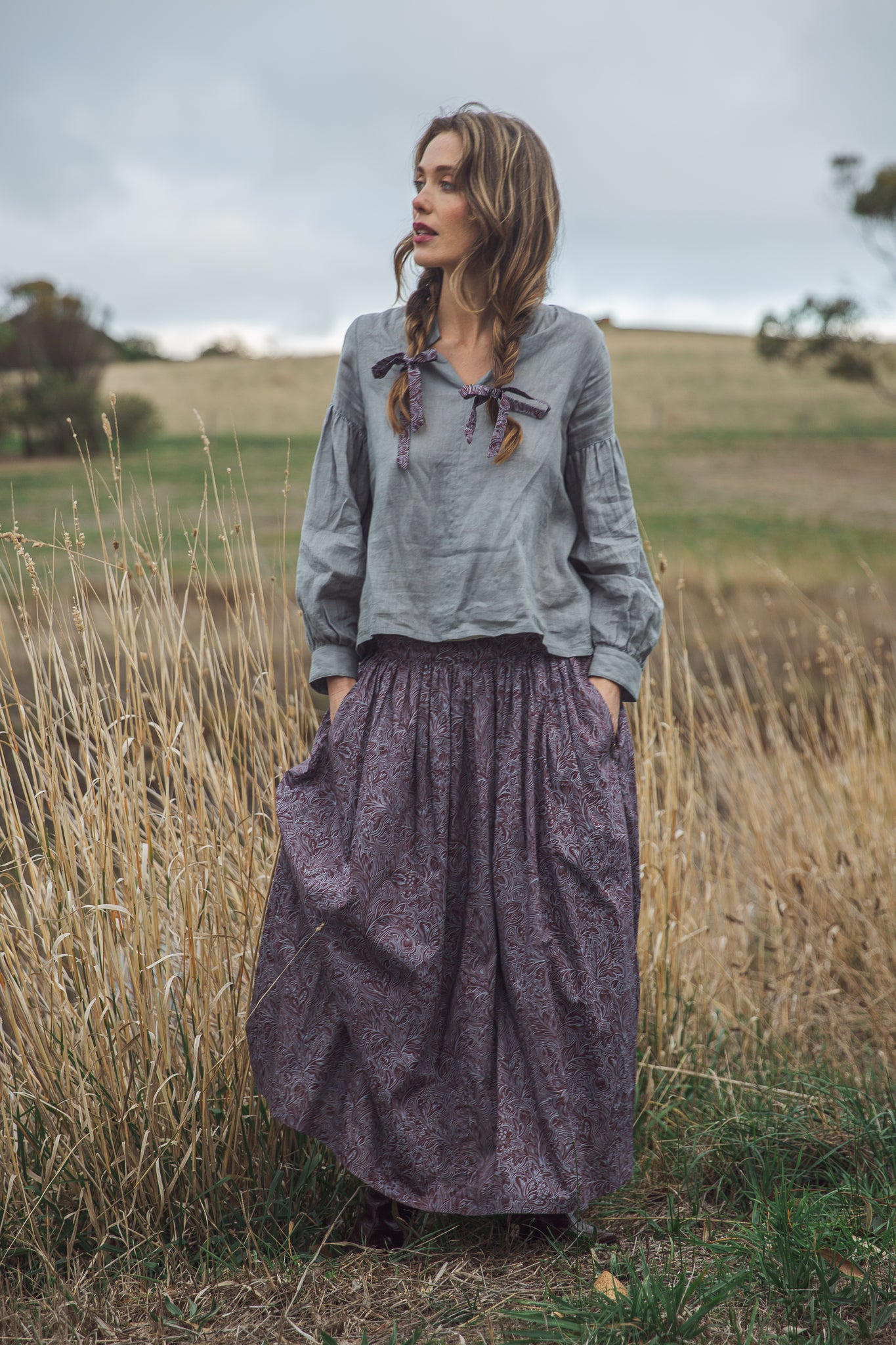 Maddison Blouse | Bluebell