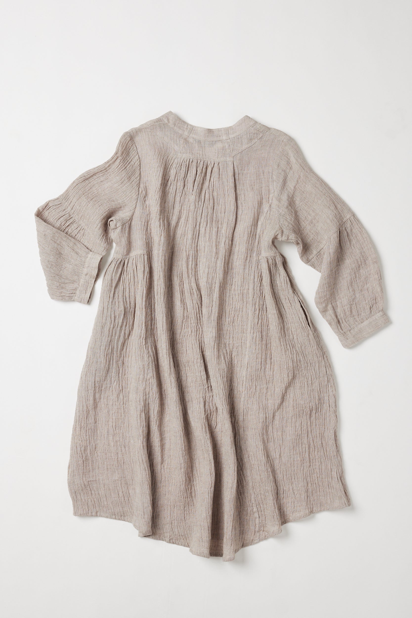 Marika Relaxed Dress | Stone Gauze