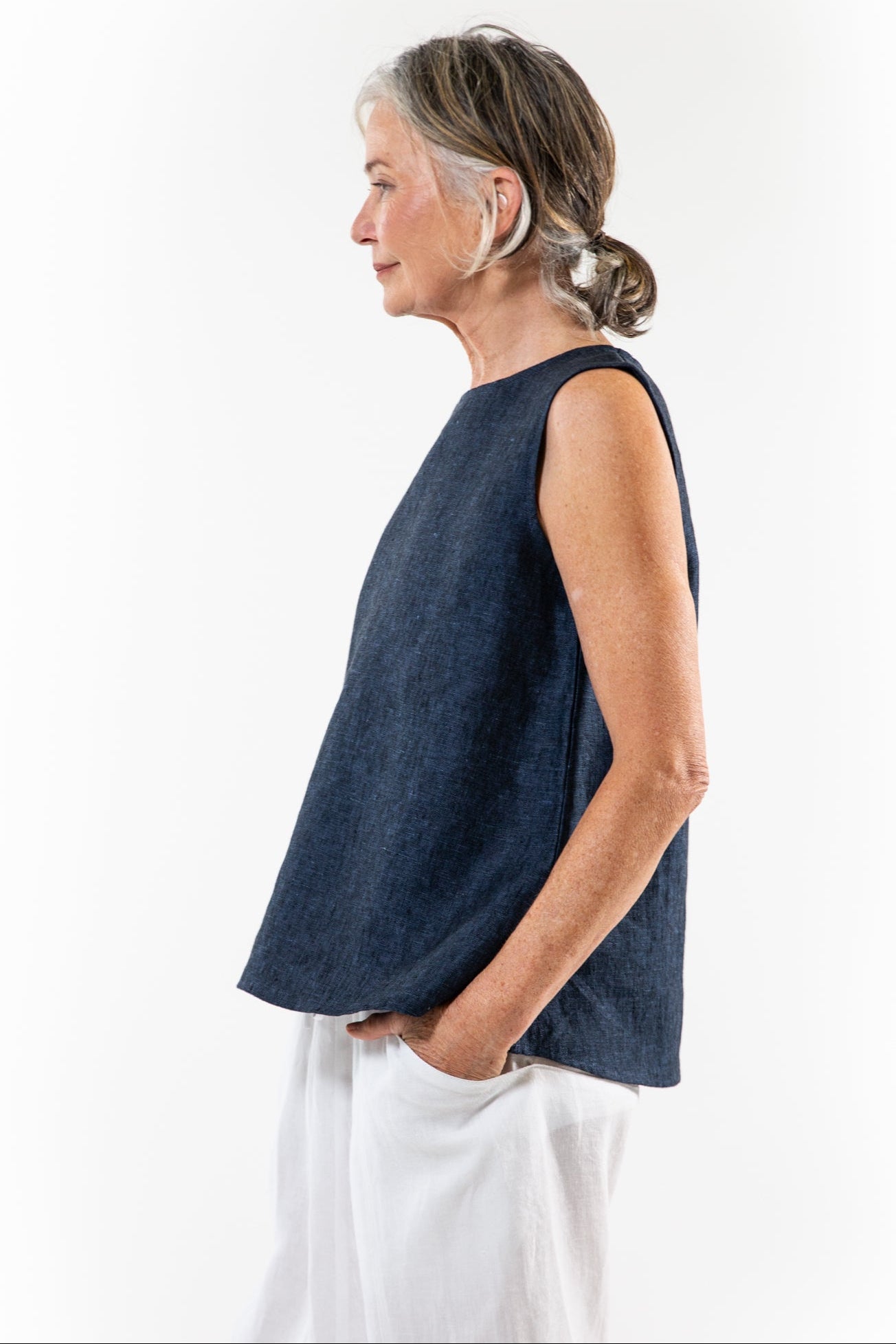 Mila Top | Navy